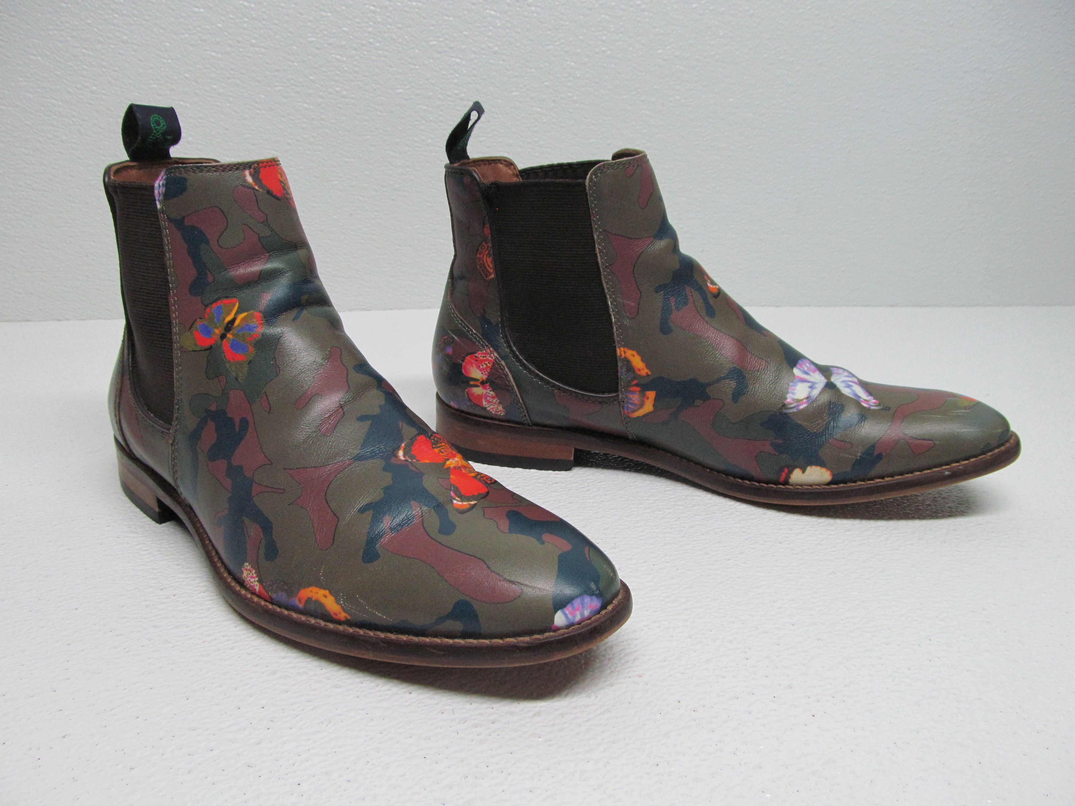 Other Paisley & Gray Chelsea Boots Shoreditch Camo Butterfly Size US 8 / EU 41 - 5 Thumbnail