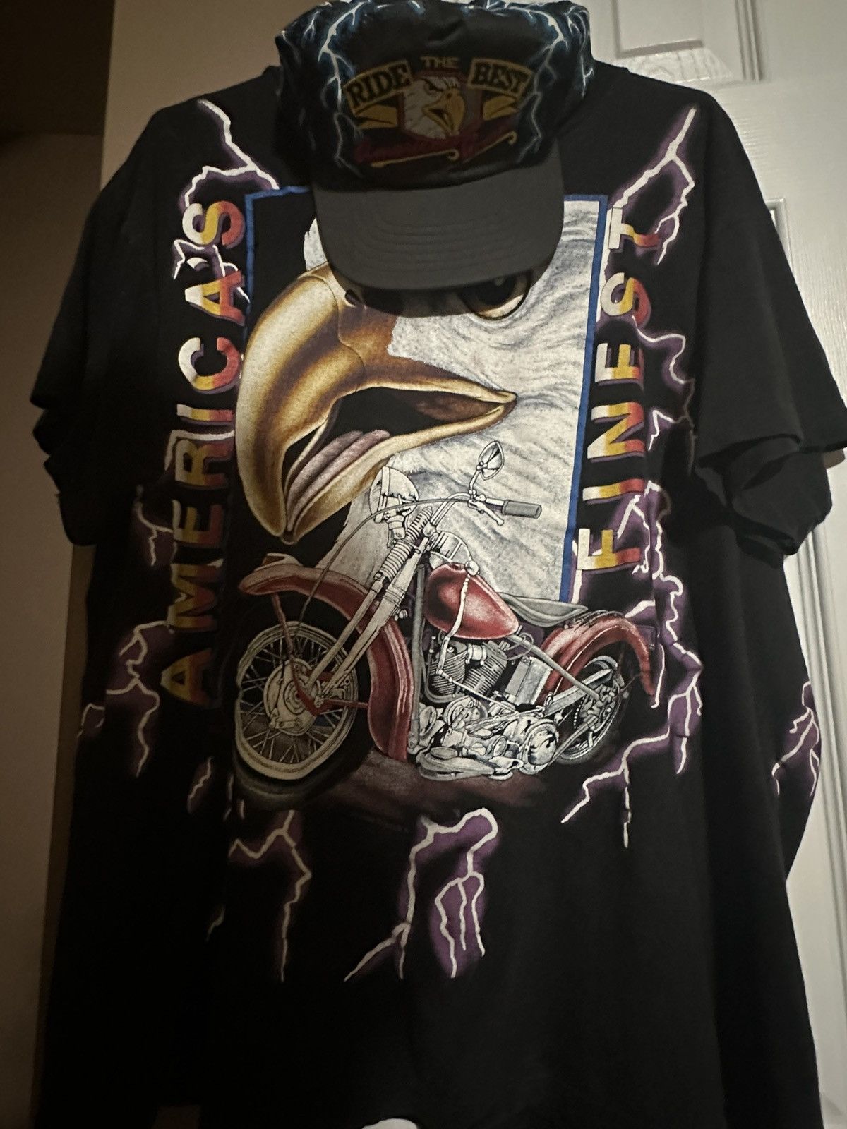Harley Davidson × Vintage Americas finest vintage hat and T Size US L / EU 52-54 / 3 - 1 Thumbnail