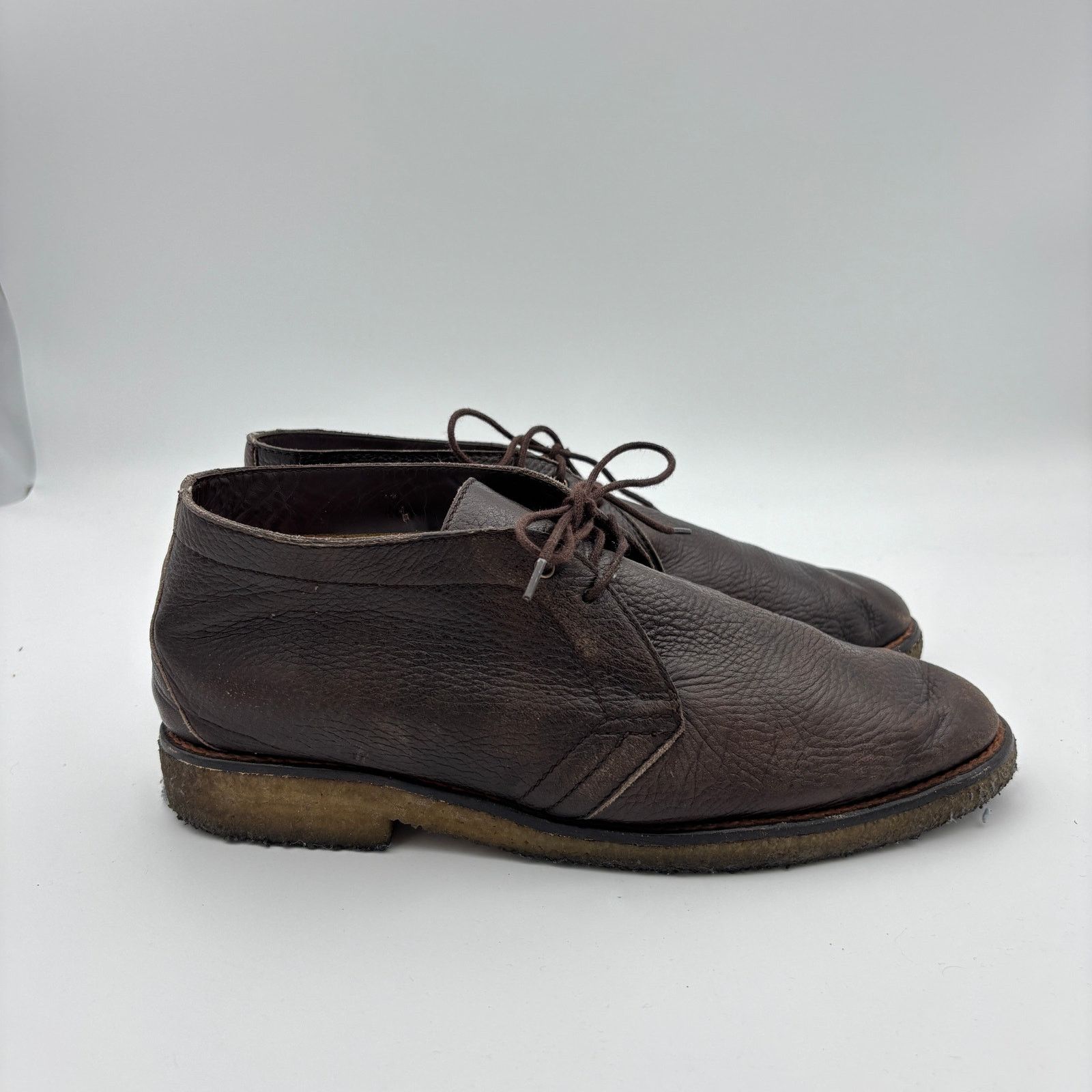 TAFT Taft Leather Chukka Lace Up Boots Men's 42 Made in Italy Size US 9 / EU 42 - 3 Thumbnail