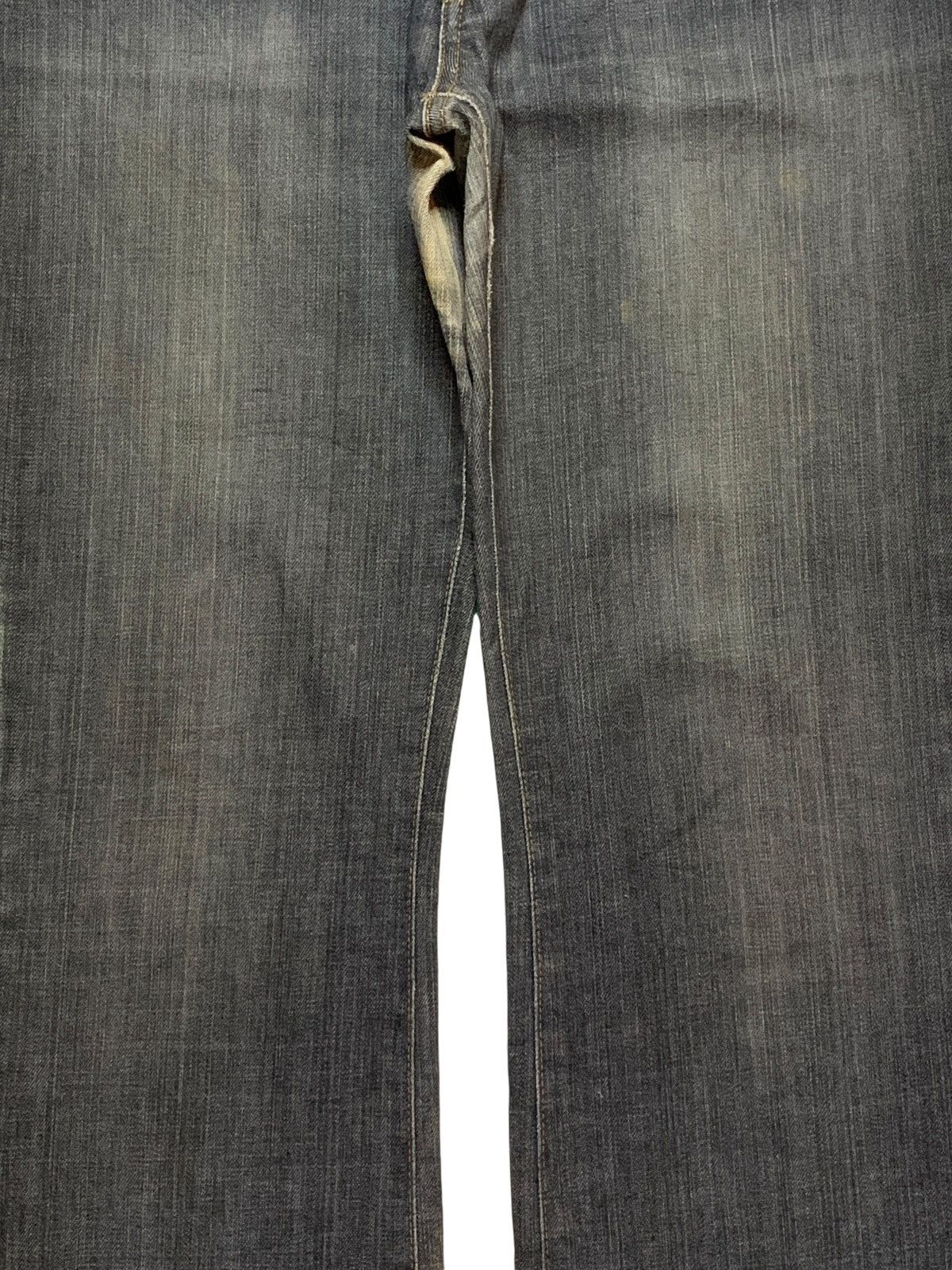 Uniqlo Vintage Japanese Uniqlo Mud Wash Style Flared Jeans Size 33" - 5 Thumbnail