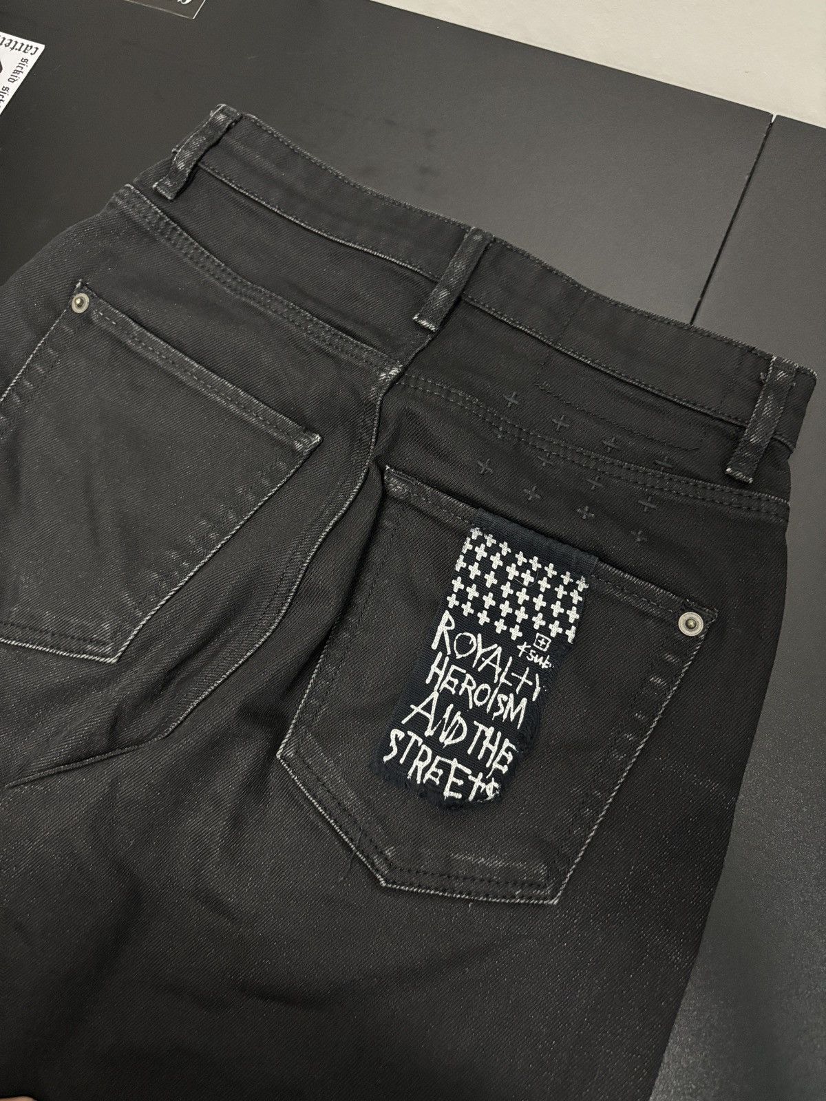 Ksubi Ksubi Playback Grease Denim Jeans Size 25" / US 0 / IT 36 - 3 Thumbnail