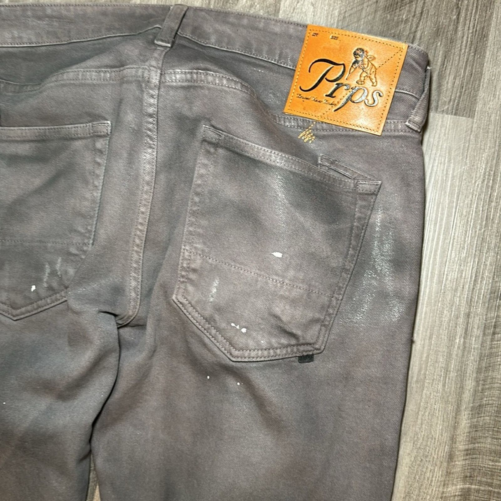 Prps PRPS Windsor Coated Skinny Jeans (NWOT) - 33 Size US 33 - 5 Thumbnail