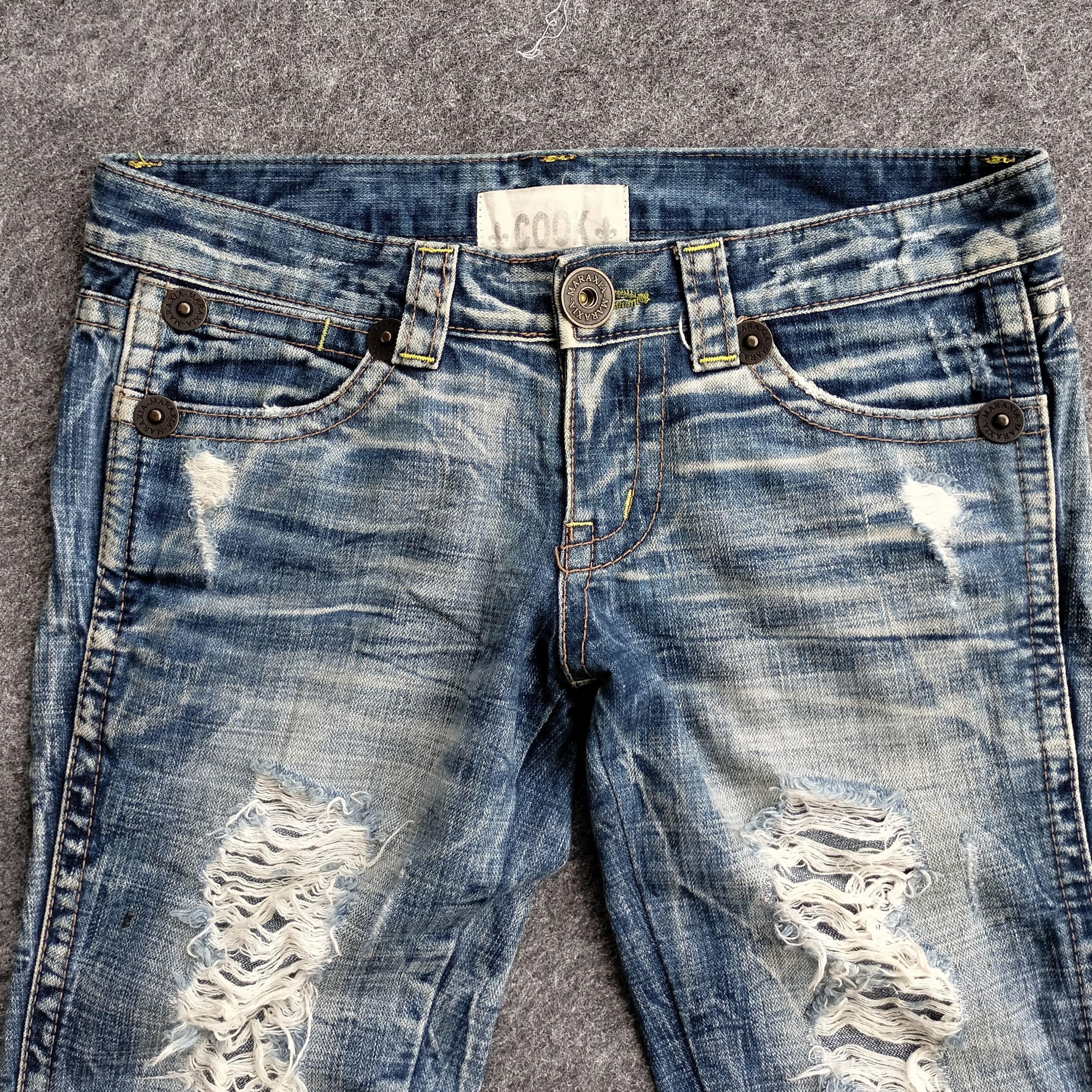 Tornado Mart Cook washed clawmarks flare jeans Size US 30 / EU 46 - 3 Thumbnail