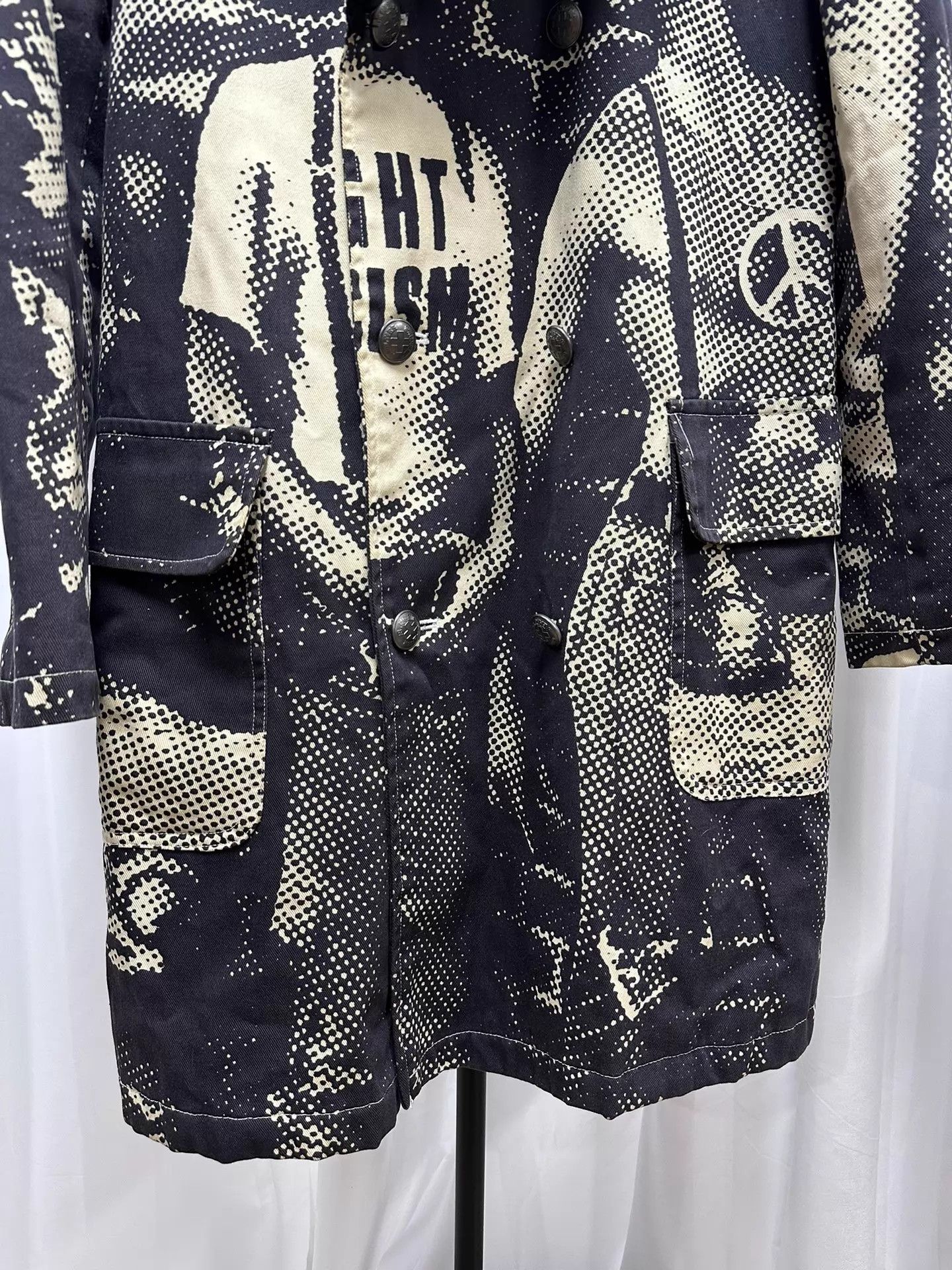 Jean Paul Gaultier JPG 'Fight Racism' Coat Supreme Reissue 48 Size US M / EU 48-50 / 2 - 3 Thumbnail