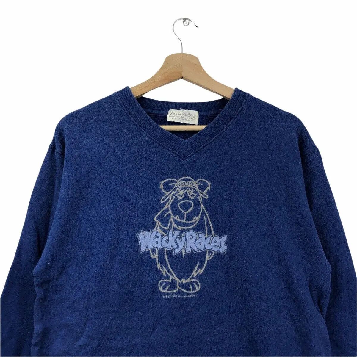 Vintage Vintage 1998 WACKY RACES CARTOON Hanna Barbera Sweatshirt Size L / US 10 / IT 46 - 3 Thumbnail