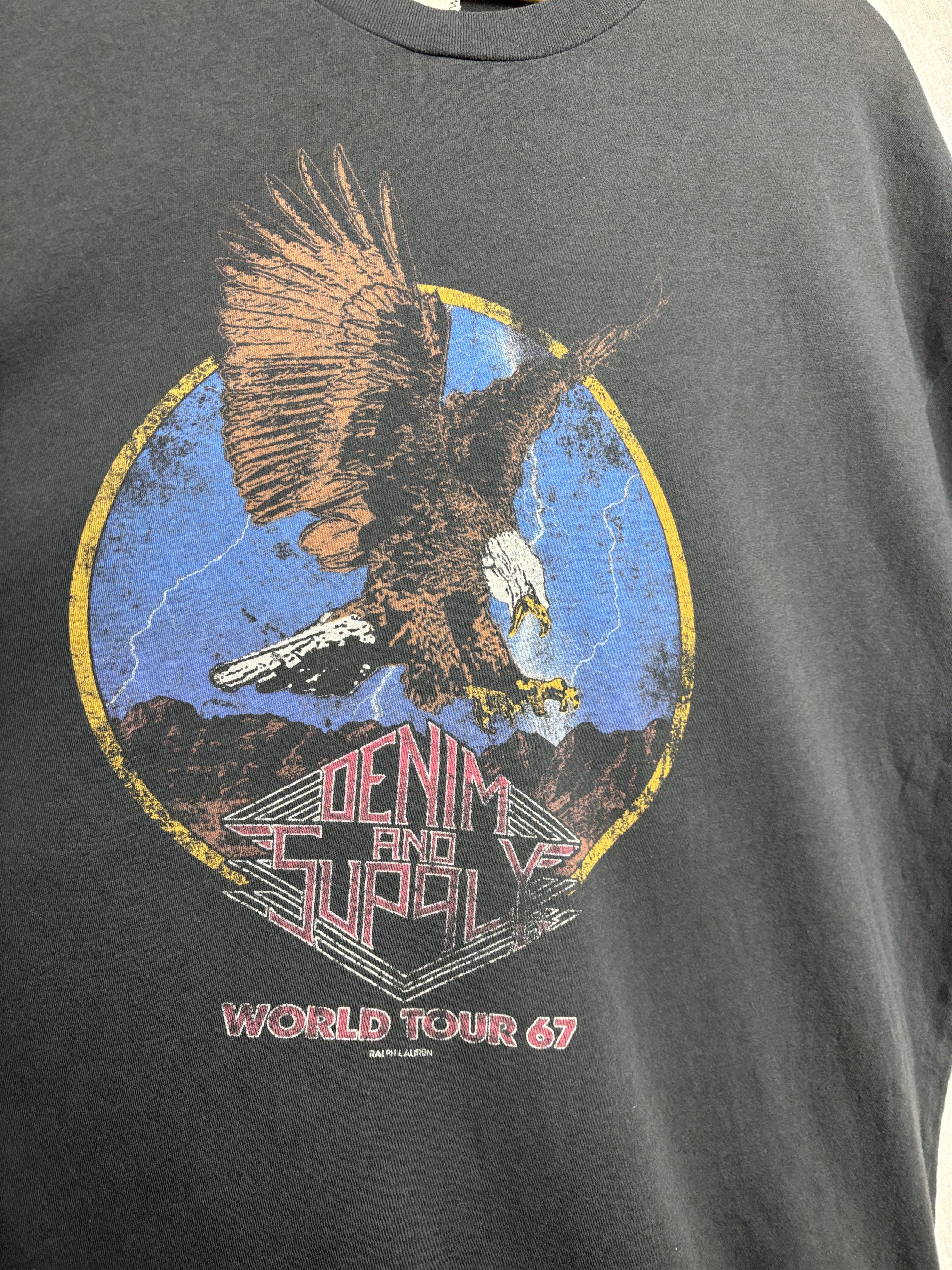 Denim & Supply Ralph Lauren Denim & Supply Ralph Lauren World Tour 67 Eagle Print Tee Size US XL / EU 56 / 4 - 8 Thumbnail