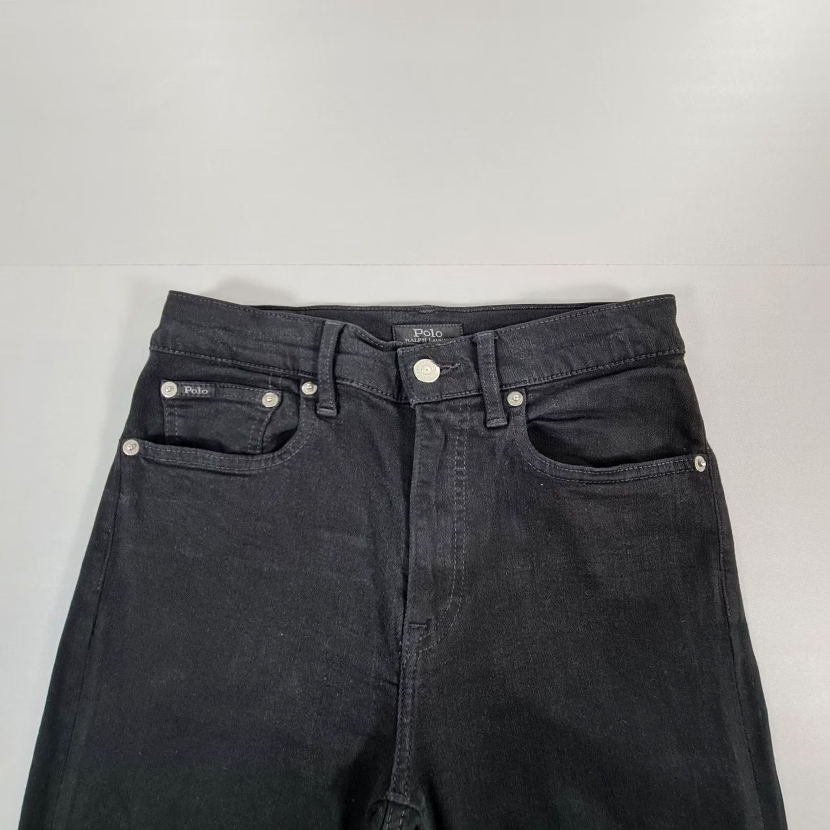 Polo Ralph Lauren Polo Ralph Lauren Jeans The Tompkins Skinny W26 L27 Denim Cotton Blend Blue Slim 5-Pocket Womens Jeans Size 26" / US 2 / IT 38 - 2 Thumbnail