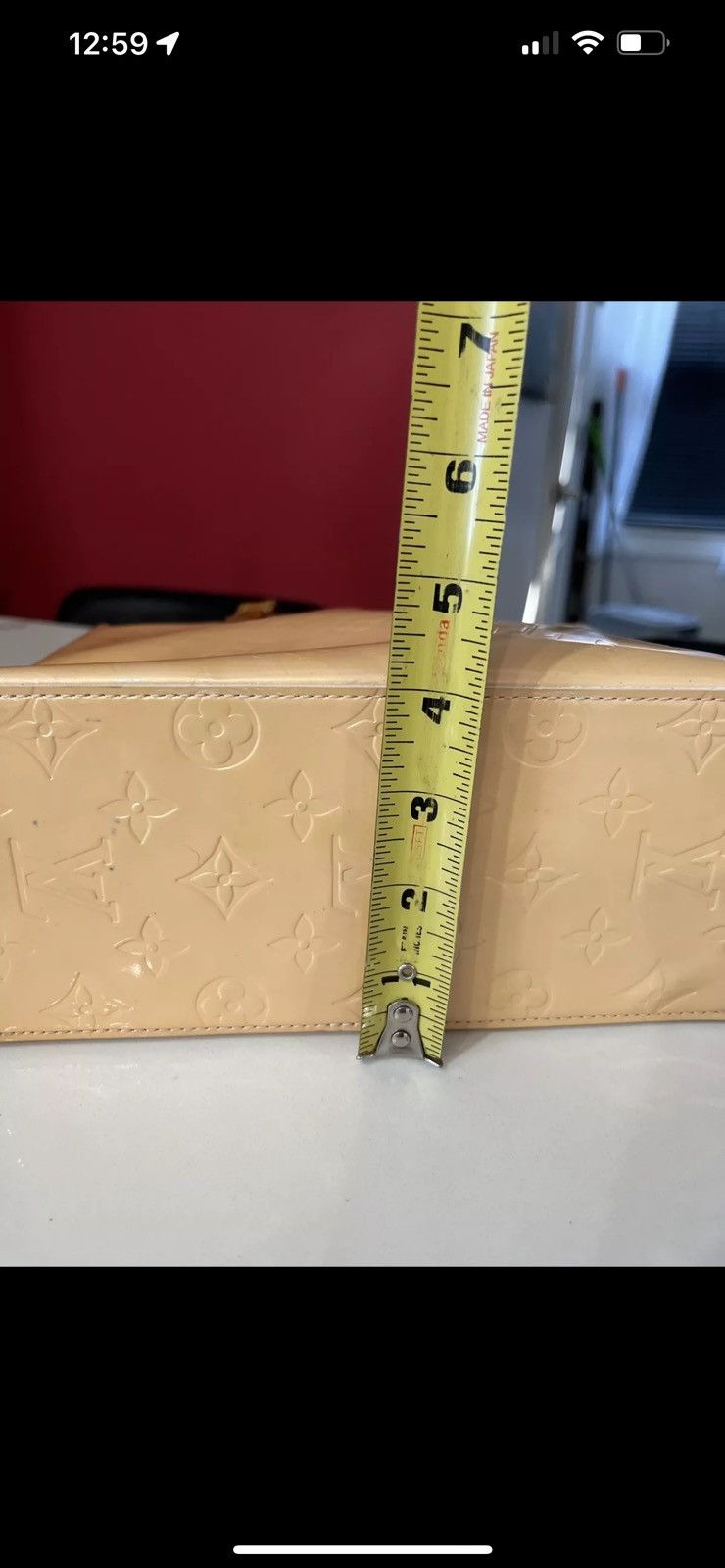 Louis Vuitton Louis Vuitton Vernis Monogram Handbag Yellow Size ONE SIZE - 14 Thumbnail