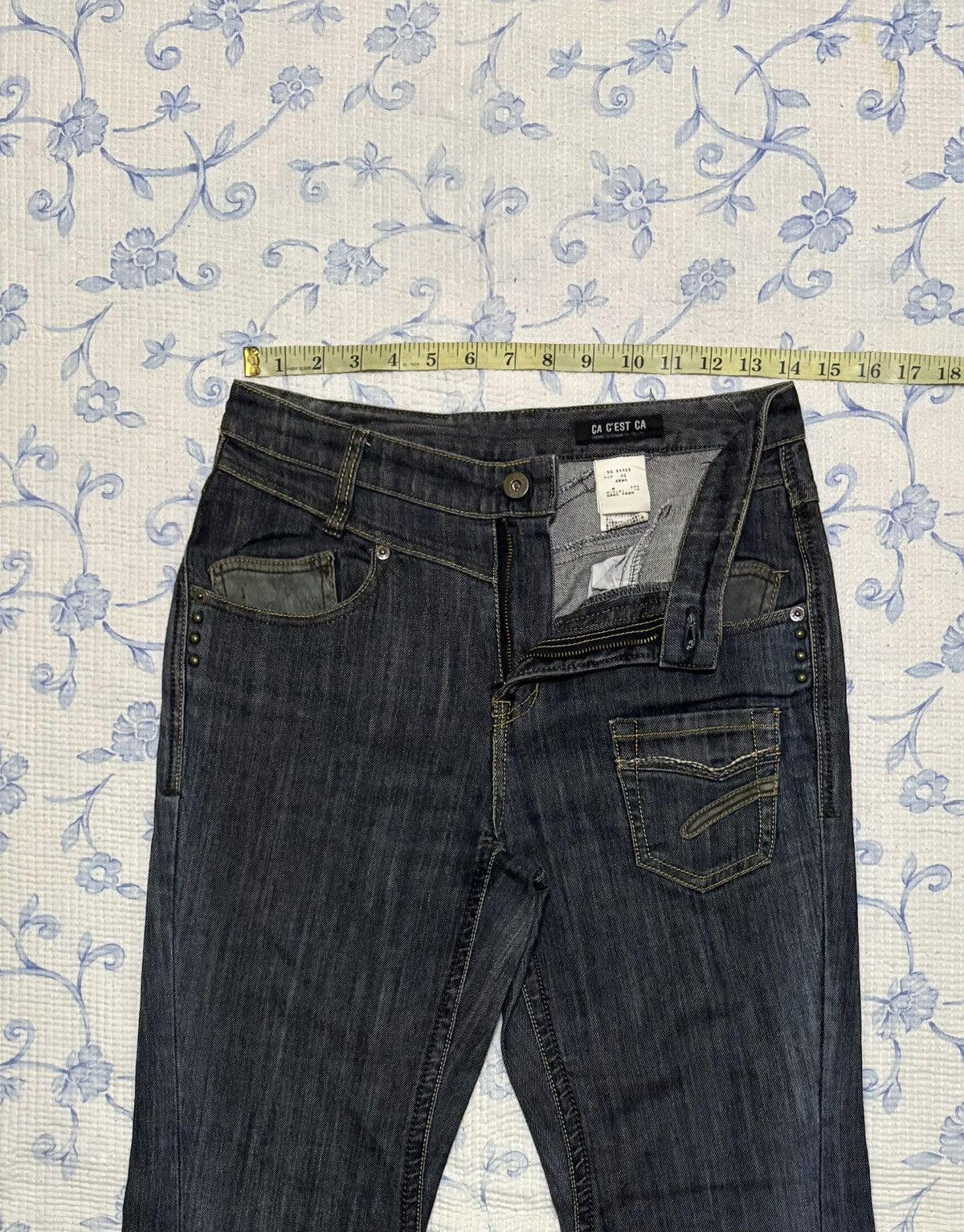 Japanese Brand × Vintage Japanese Comme Ci Comme Ca Streetwear Jeans Flared Denim Size US 28 / EU 44 - 4 Thumbnail