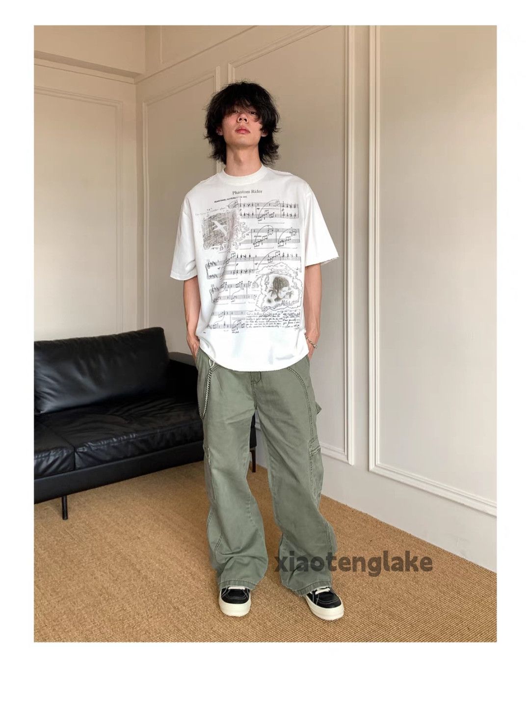 Vintage Utility military tactica loose baggy hiphop flared pants Size US 34 / EU 50 - 2 Thumbnail