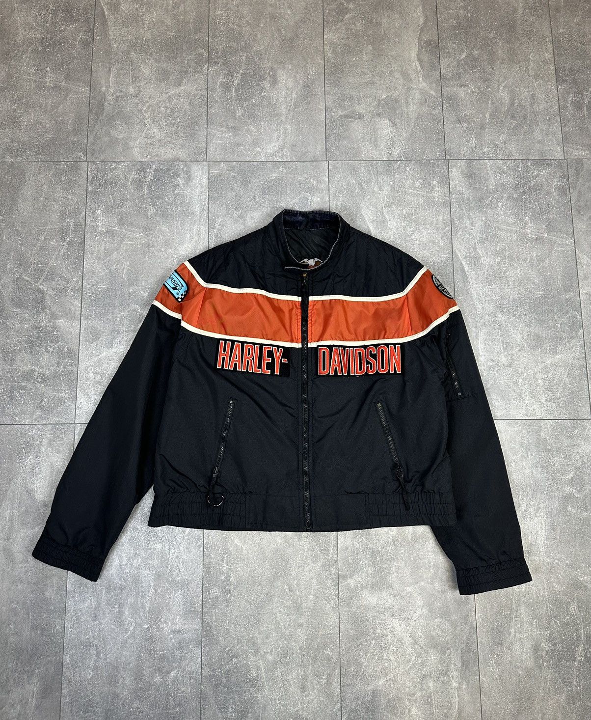 Vintage Men’s vintage Harley Davidson moto jacket Size US XL / EU 56 / 4 - 2 Thumbnail