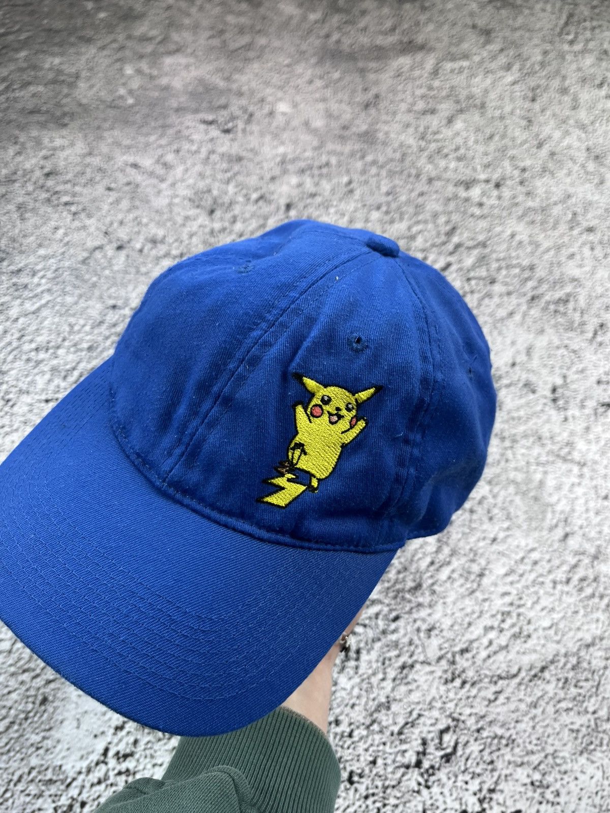 Pokemon Vintage Pikachu logo cap streetwear one size Size ONE SIZE - 3 Thumbnail