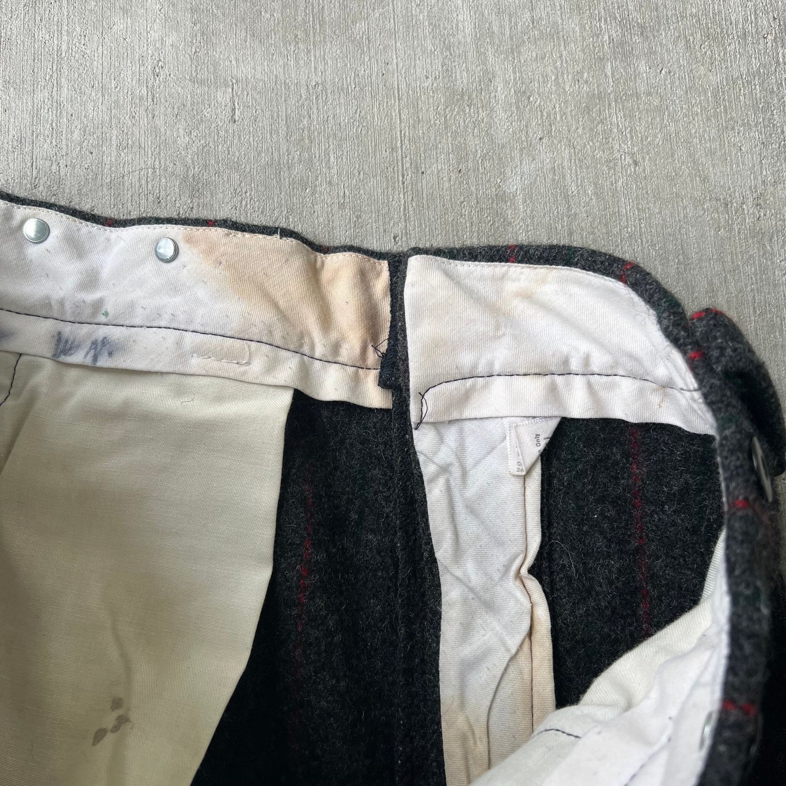 L.L. Bean Vintage LL Bean wool trouser striped pants Size US 35 - 5 Thumbnail