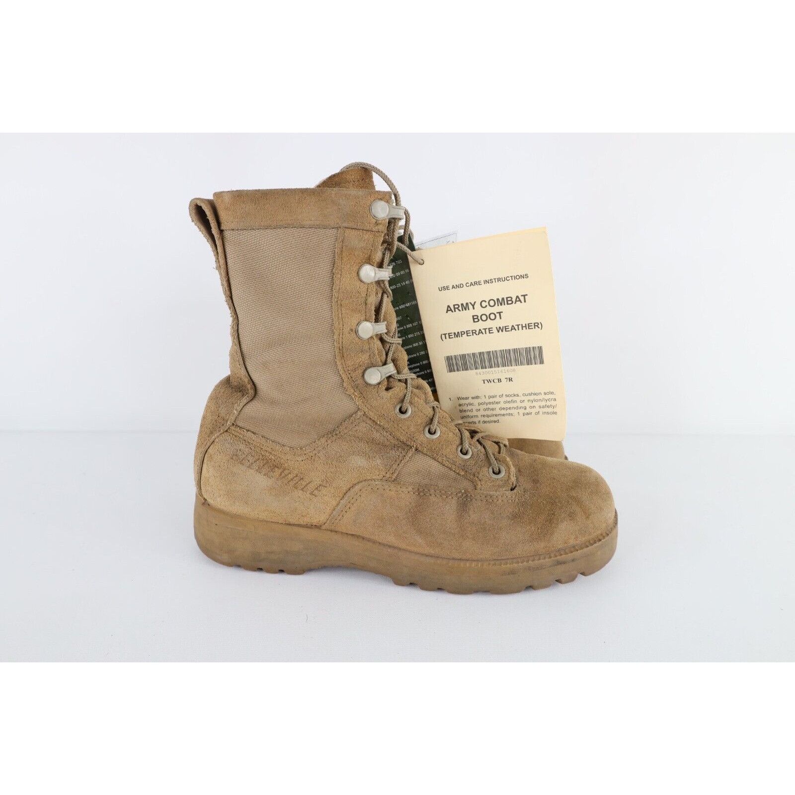 Vintage Deadstock Vintage Military Suede Leather Gortex Combat Boots Size US 7 / EU 40 - 10 Thumbnail