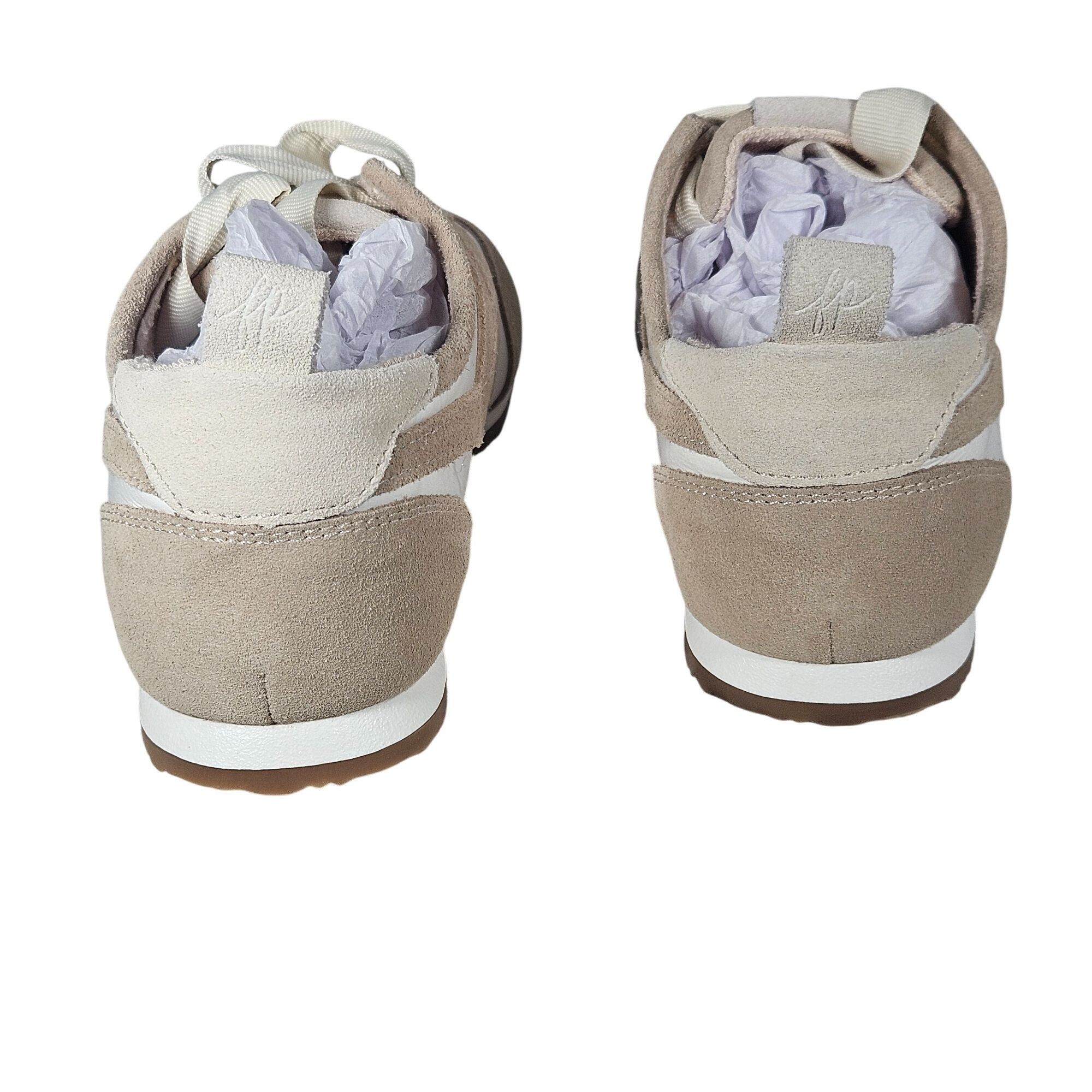 Free People Free People Aces Suede Beige & White Athletic Sneakers tenni Size US 7 / IT 37 - 6 Thumbnail