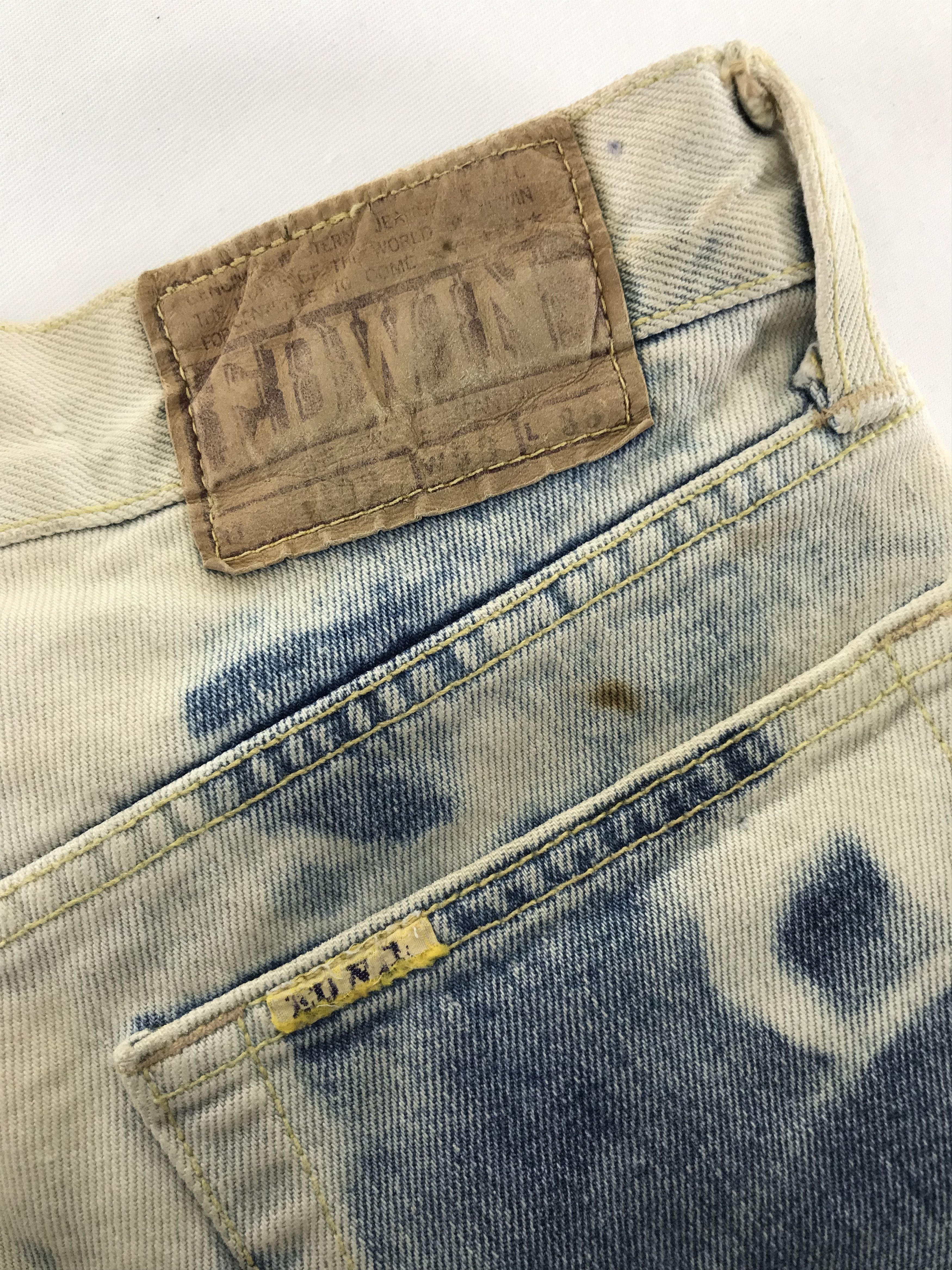 Edwin Vintage Edwin 90s Acid Wash Jeans Size US 30 / EU 46 - 12 Thumbnail