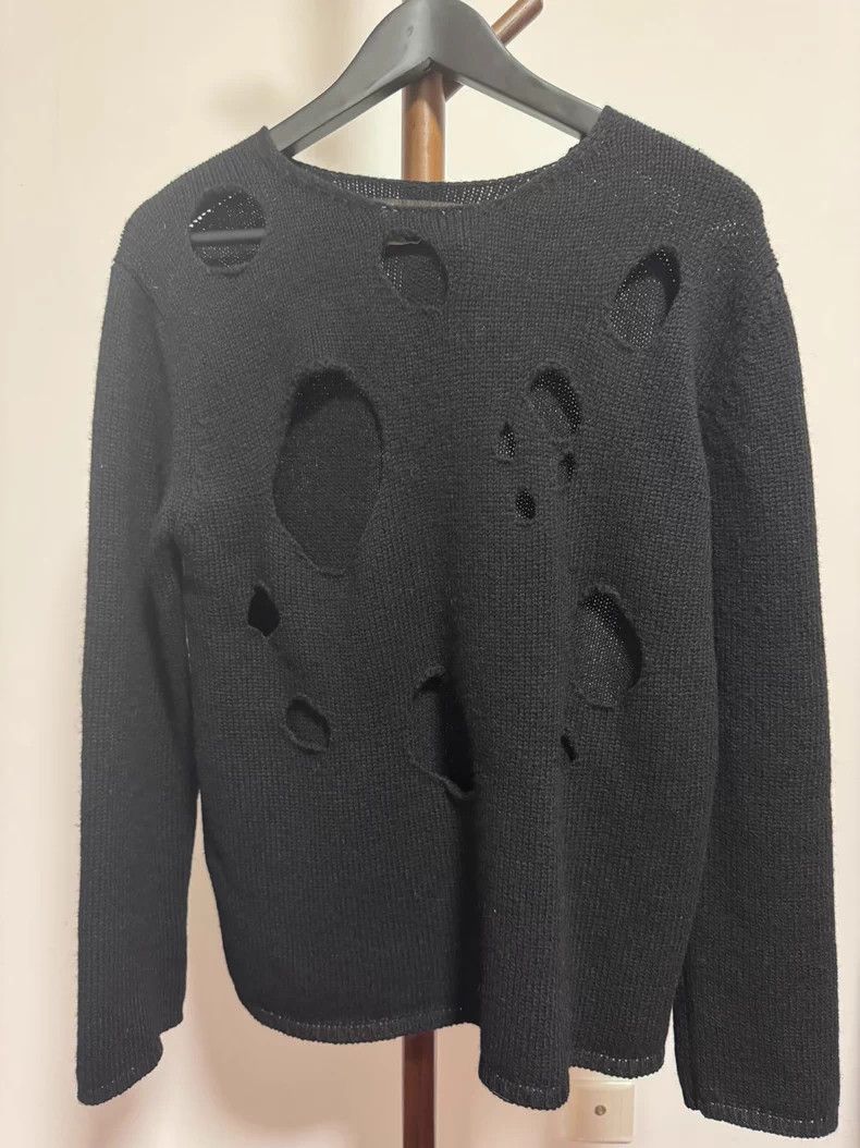 Comme des Garcons Comme Des Garcons Deconstructing and Destroying Crocs Swea Size M / US 6-8 / IT 42-44 - 2 Thumbnail