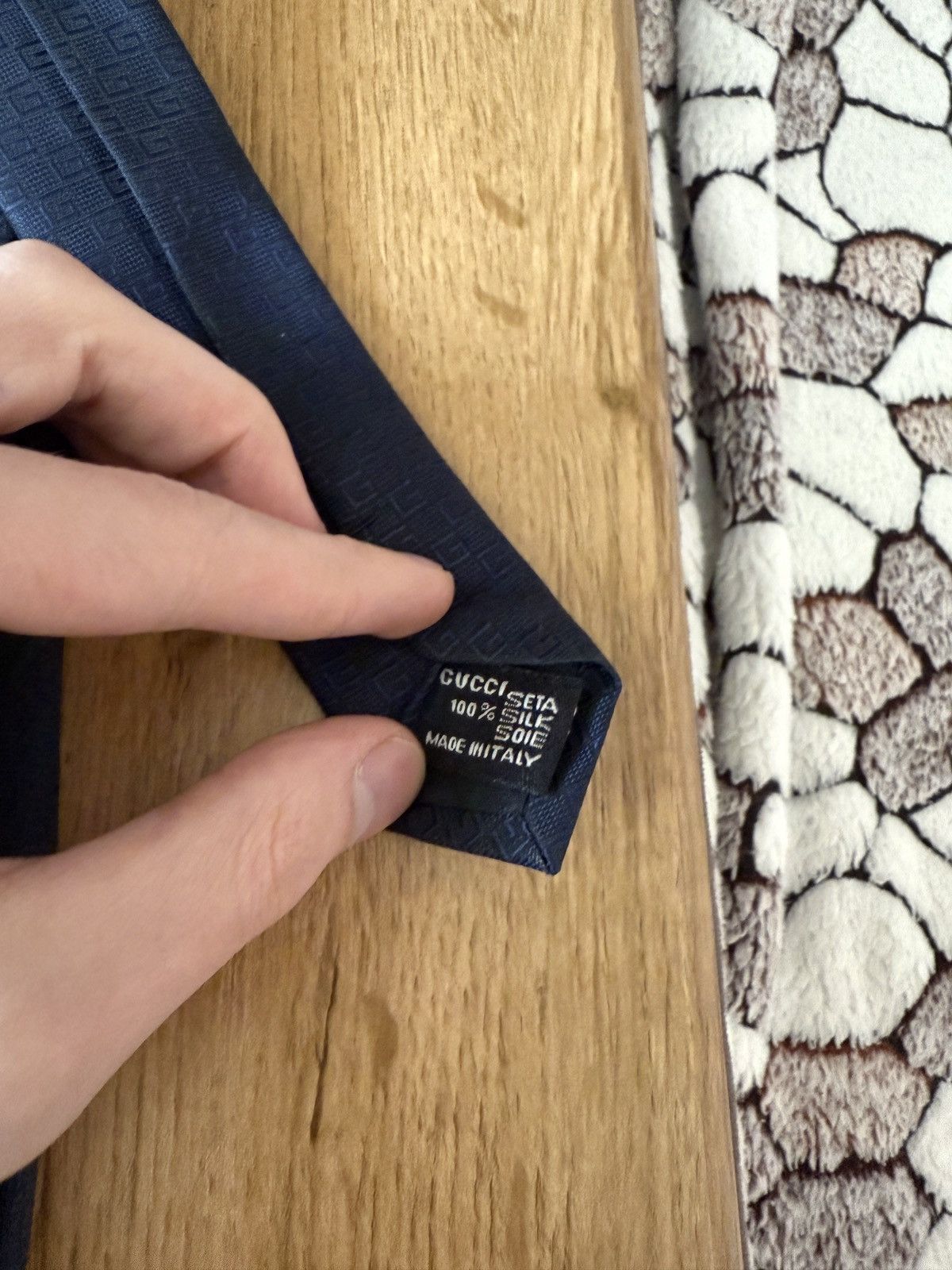 Gucci Vintage Gucci Tie Size ONE SIZE - 6 Thumbnail