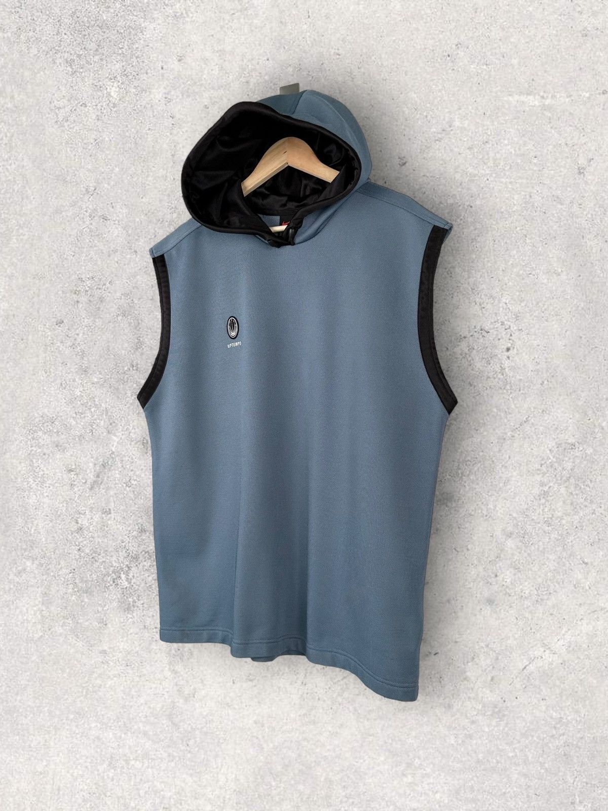 Nike Vintage Y2k Nike Uptempo Hooded Jersey Vest Size US L / EU 52-54 / 3 - 1 Thumbnail