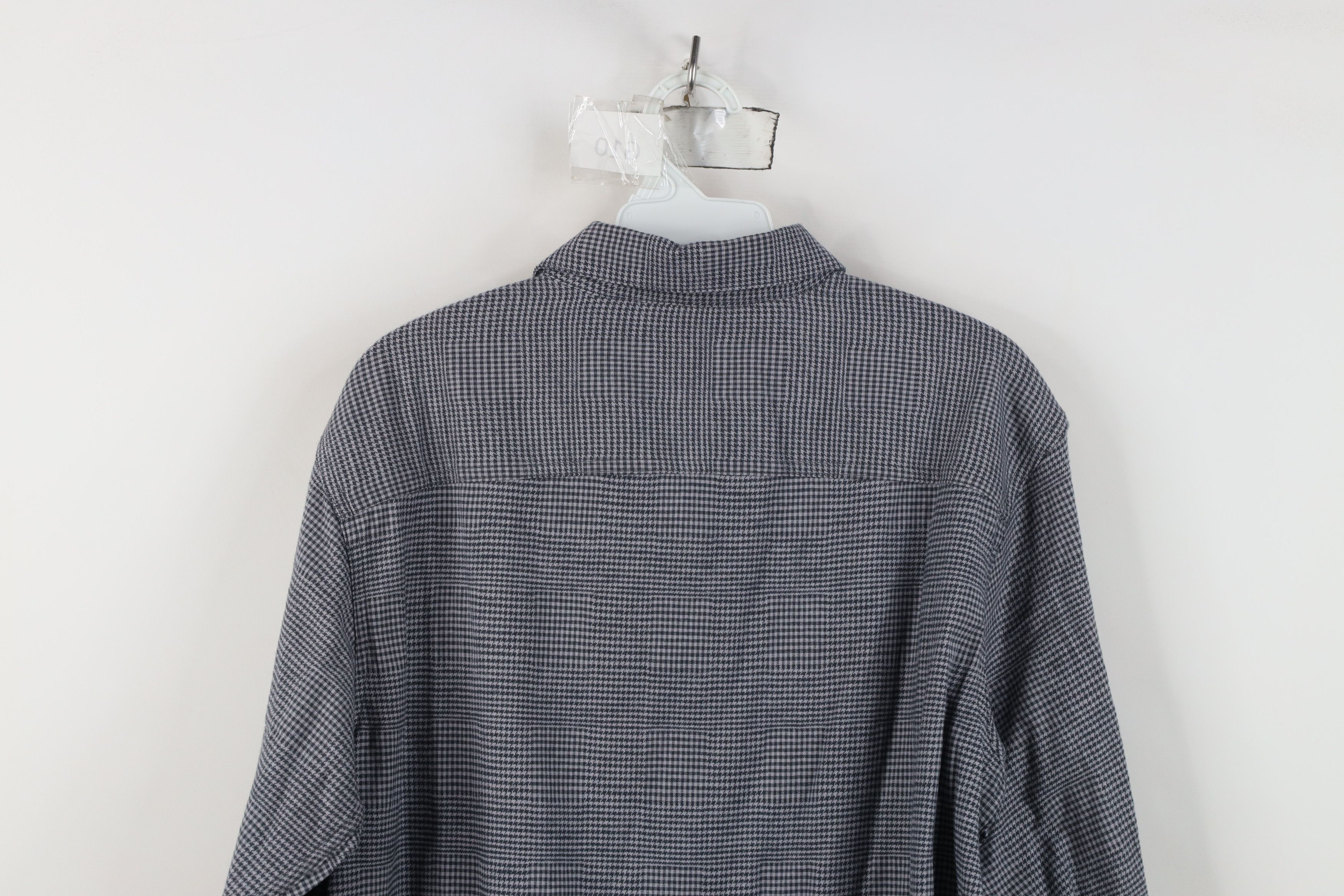 Columbia New Columbia Houndstooth Flannel Collared Button Shirt Gray Size US S / EU 44-46 / 1 - 13 Thumbnail