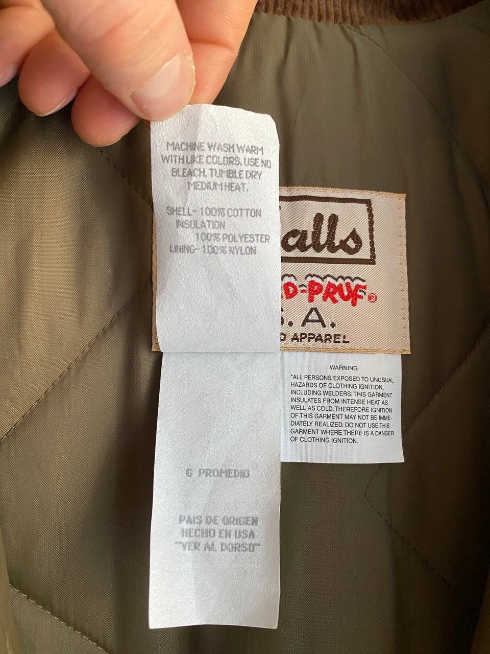 Walls Walls American Vintage Work Canvas Jacket, Sz L, Made in USA Size US L / EU 52-54 / 3 - 24 Thumbnail