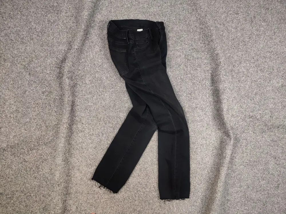 Mother Design rascal ankle snippet Black Denim Jeans