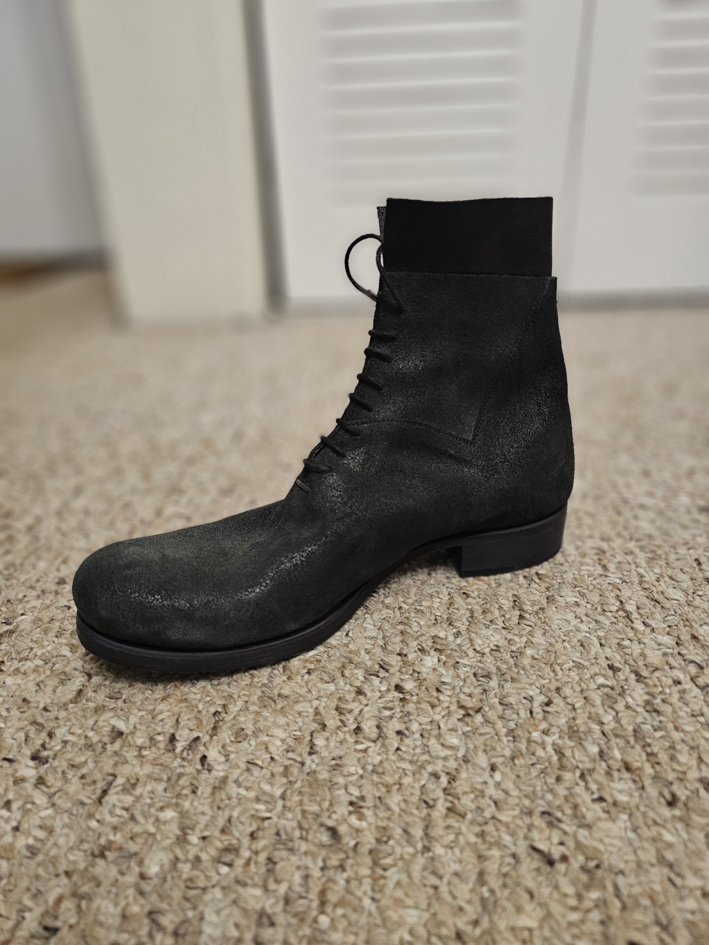 Bottes MA+ Maurizio Amadei En Cuir Noir - Taille 41 - Occasion Très Bon état - Italie