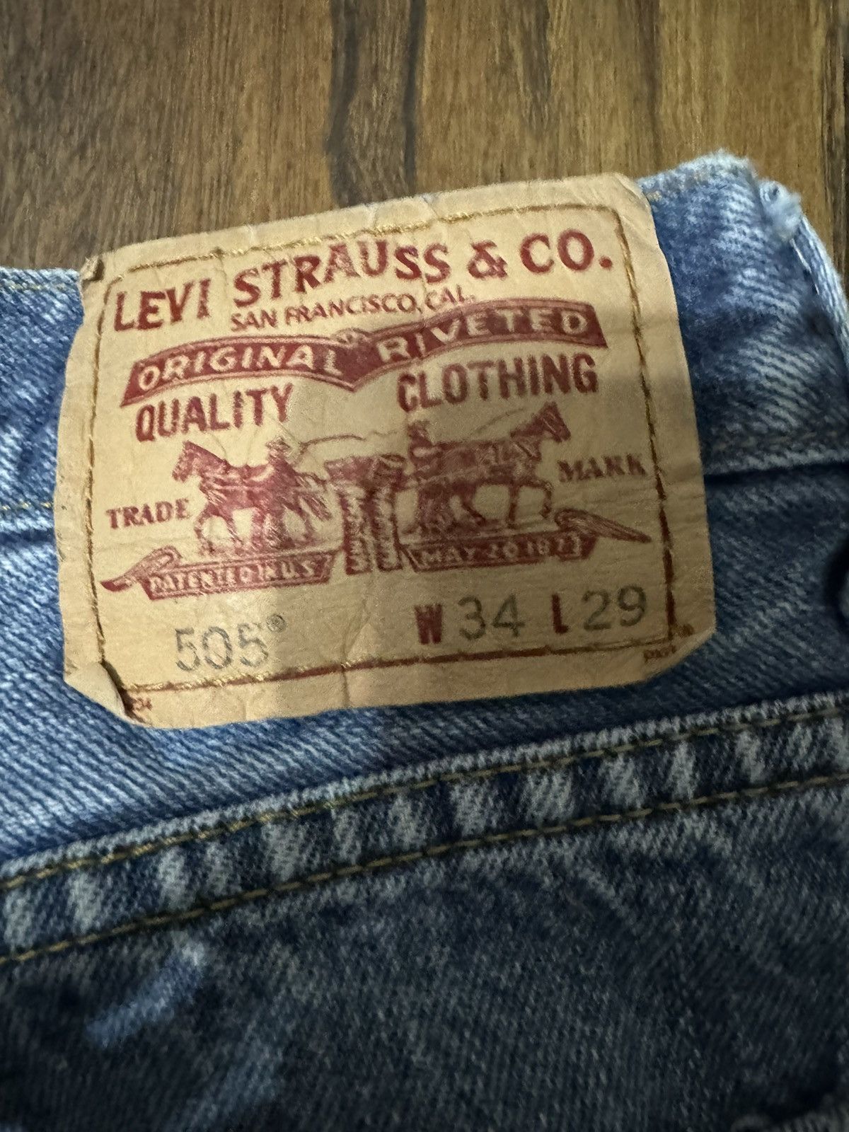 Levi's × Vintage Levi jeans Size US 34 / EU 50 - 4 Thumbnail