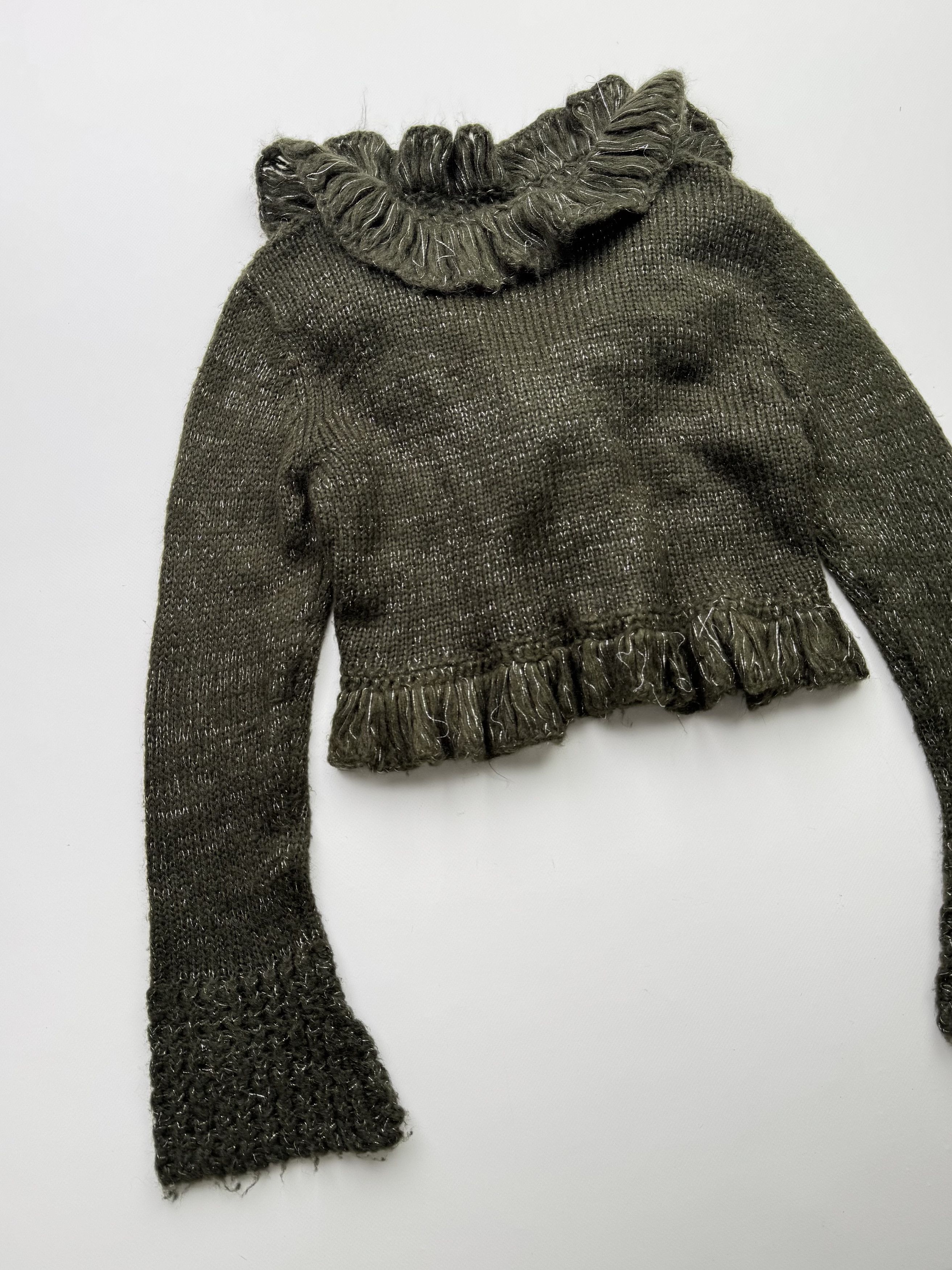 Vintage Vintage Cropped Sweater B332(V269) Size M / US 6-8 / IT 42-44 - 6 Thumbnail