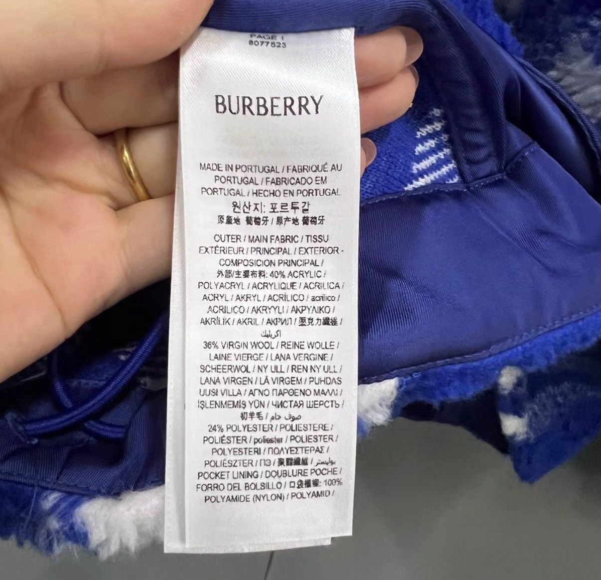 Burberry Burberry Check Fleece Hoodie J41 Size US M / EU 48-50 / 2 - 3 Thumbnail