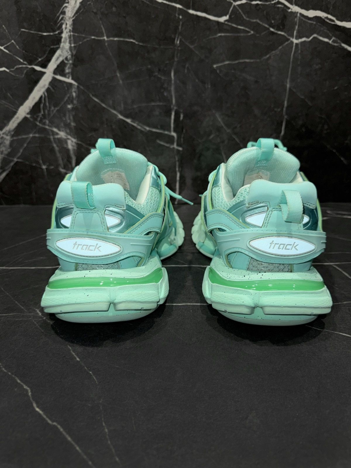 Balenciaga Balenciaga Track Recycled Mint Sneakers Size US 7 / EU 40 - 6 Thumbnail