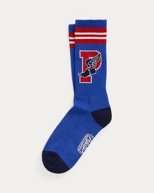 Polo Ralph Lauren Polo Ralph Lauren RL P-Wing Cotton-Blend Crew Socks Blue Size ONE SIZE - 1 Thumbnail