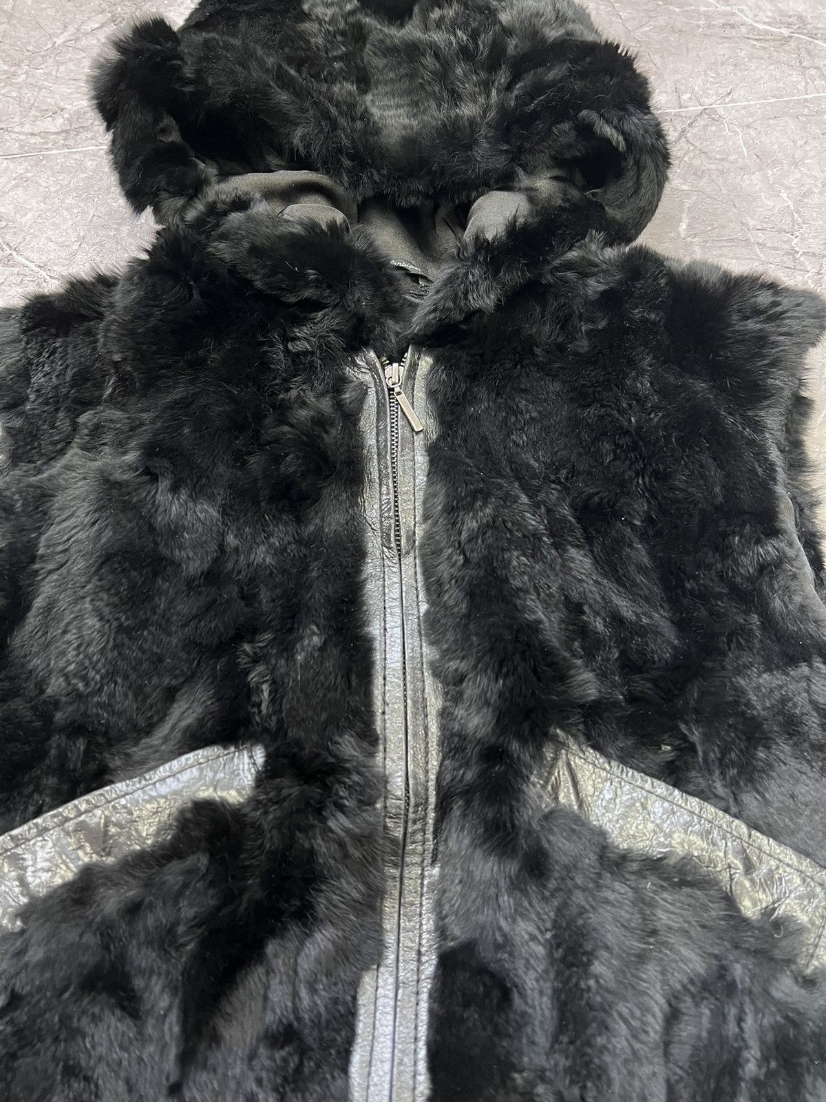 If Six Was Nine × Japanese Brand × Le Grande Bleu (L.G.B.) Japanese Fur rabbit vest Ifsixwasnine Lgb Styled Hoodie Size M / US 6-8 / IT 42-44 - 5 Thumbnail
