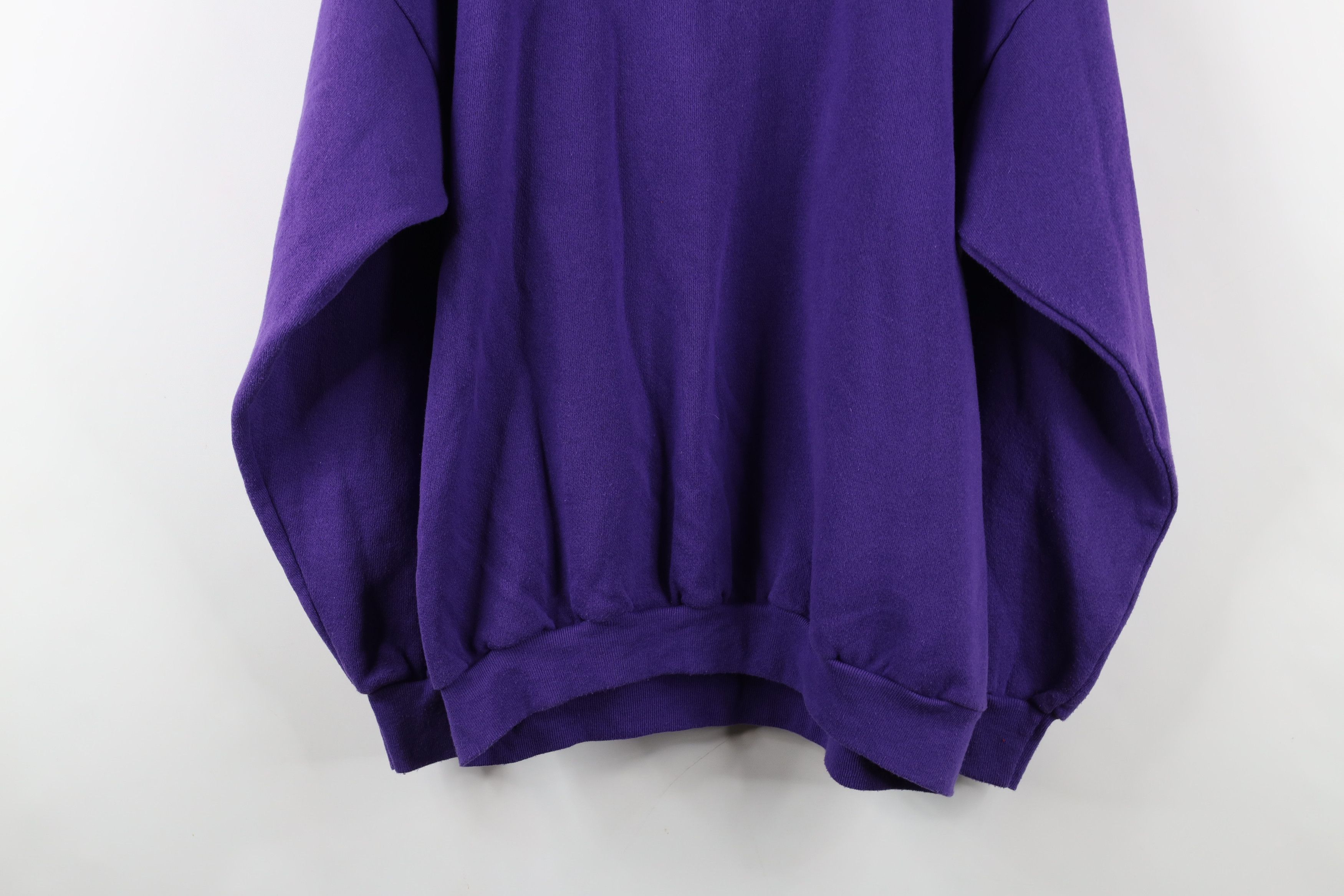 Vintage Vintage 90s Streetwear Snow Birds Sweatshirt Purple USA Size L / US 10 / IT 46 - 12 Thumbnail