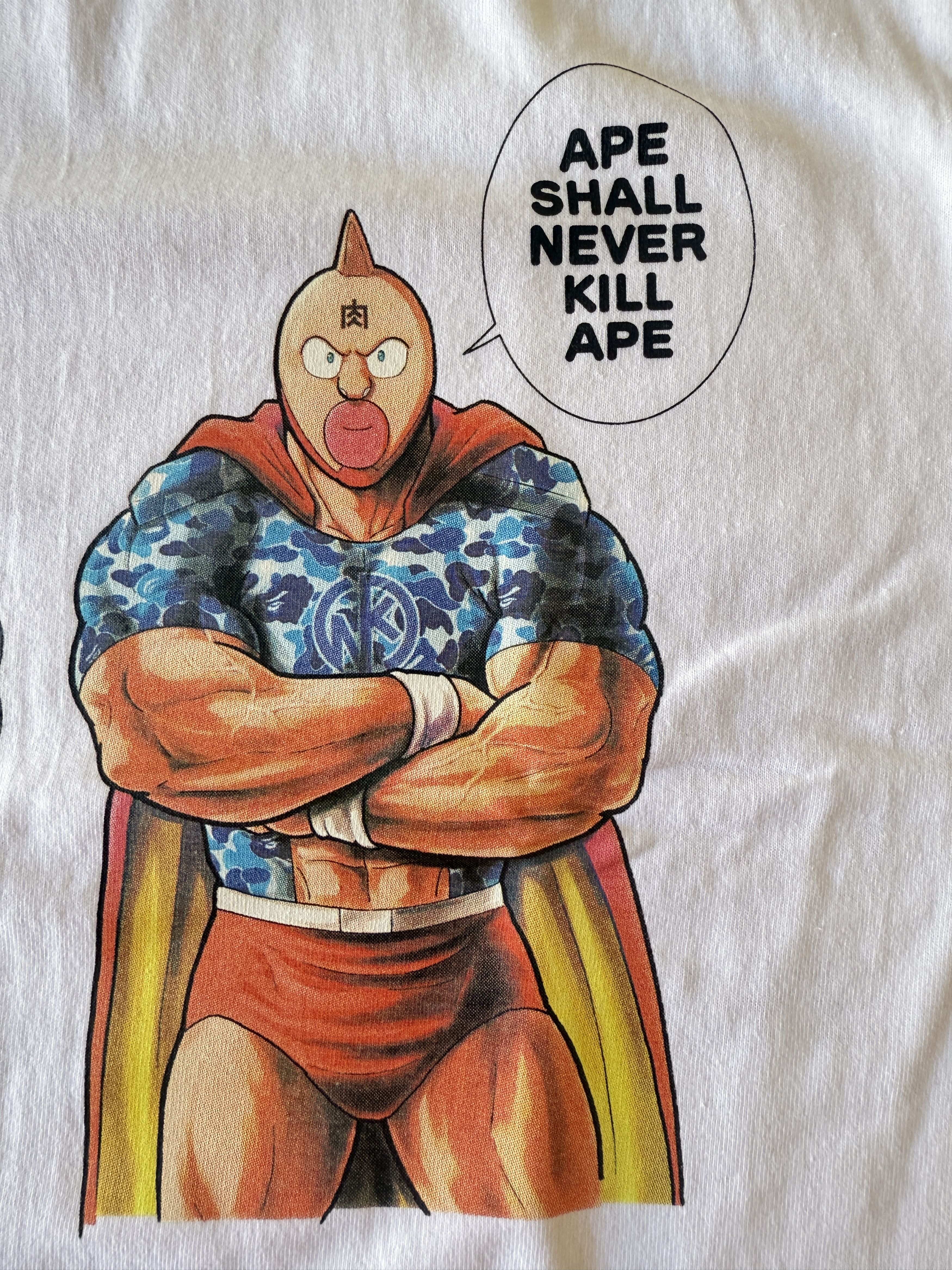 Bape BAPE GALLERY X ゆでたまご TEE Size US M / EU 48-50 / 2 - 4 Thumbnail