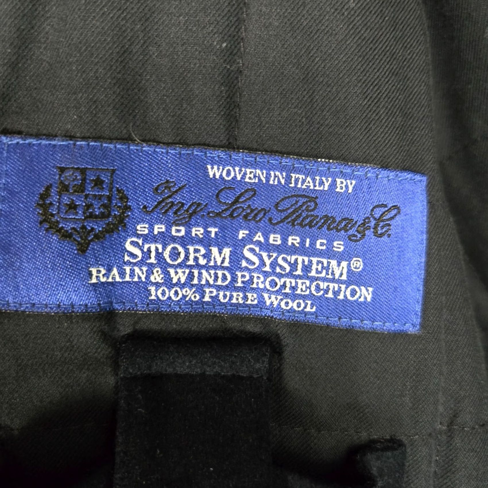 Brooks Brothers Brooks Brothers x Loro Piana Storm System Mens Coat Jacket Wool 100% Full Zip Navy Blue Regular Large Size US L / EU 52-54 / 3 - 6 Thumbnail