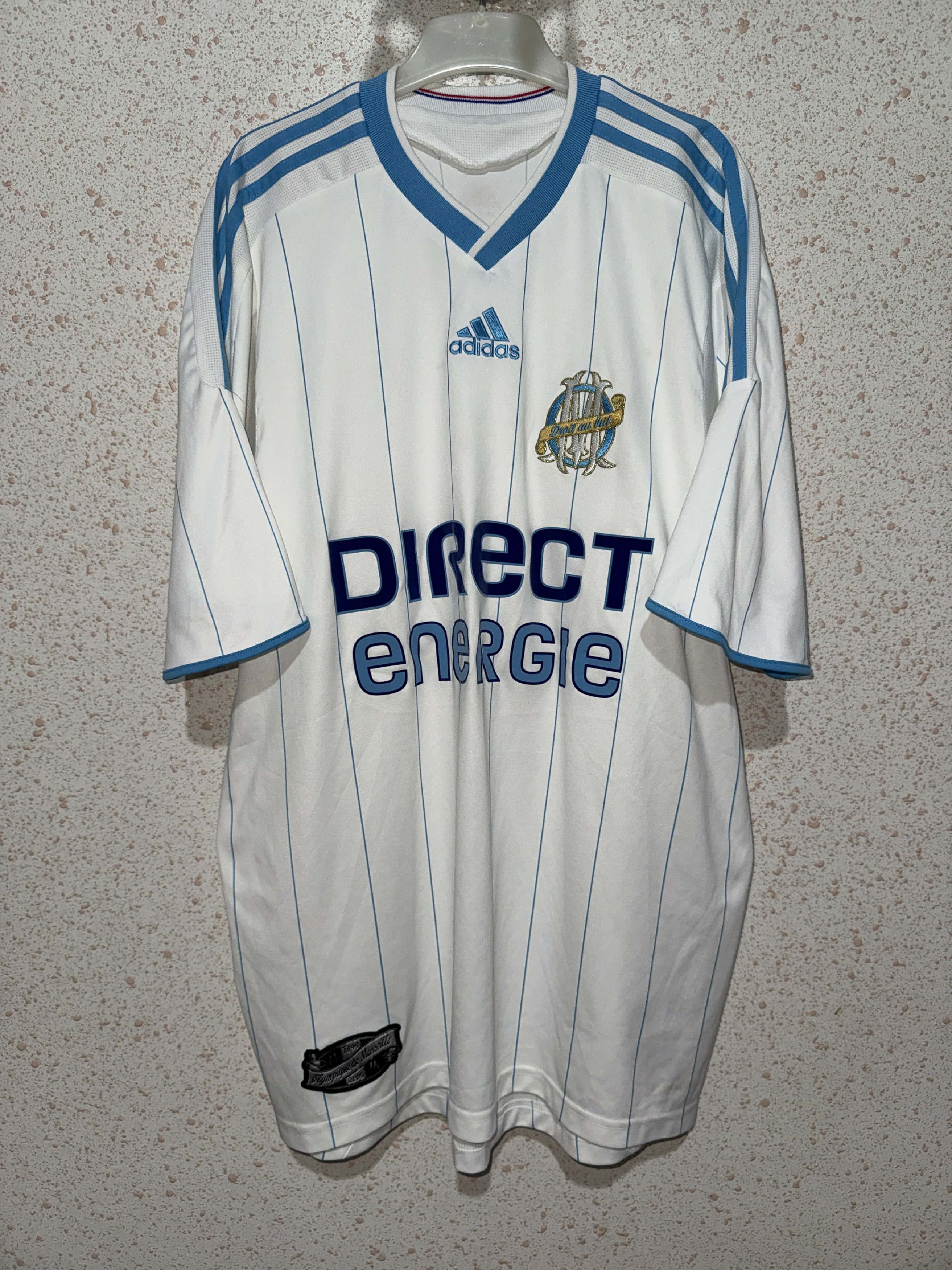 Adidas Marseille 2009/10 Home Shirt Adidas Size US XL / EU 56 / 4 - 1 Thumbnail
