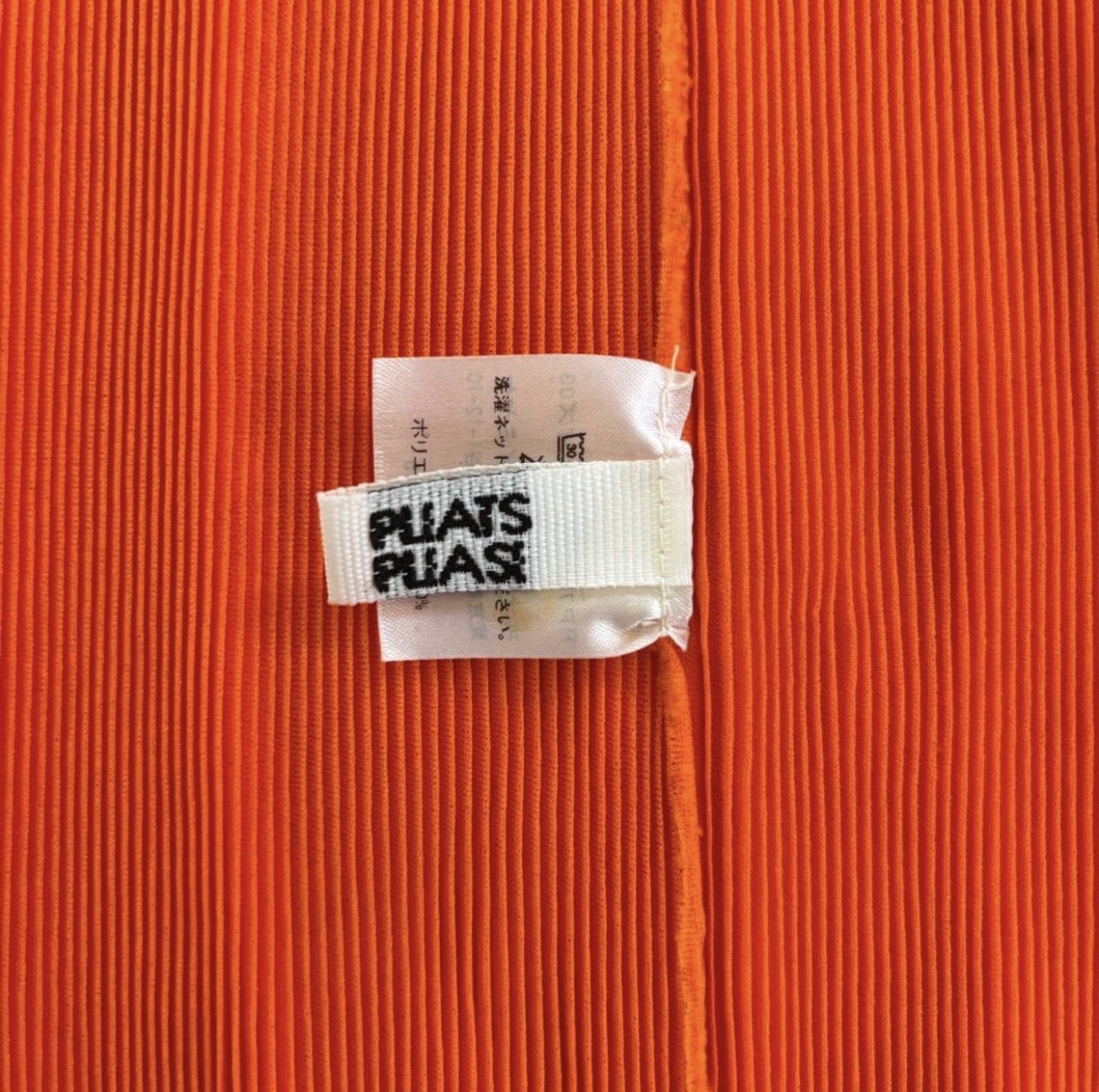 Pleats Please Issey Miyake Pleats Please Issey Miyake Orange Pleated Tank Top Size ONE SIZE - 3 Thumbnail