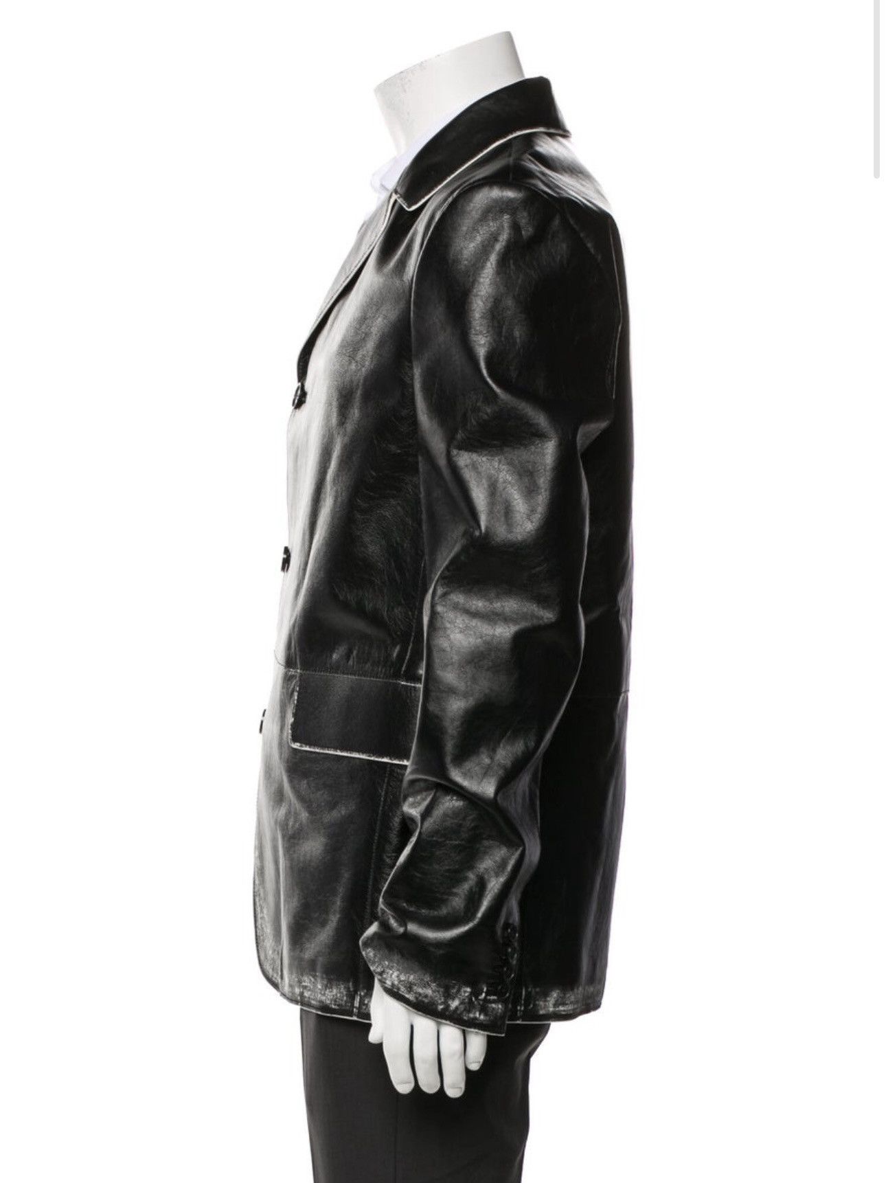 MCM MCM LAMB LEATHER COAT Blazer Size US L / EU 52-54 / 3 - 3 Thumbnail