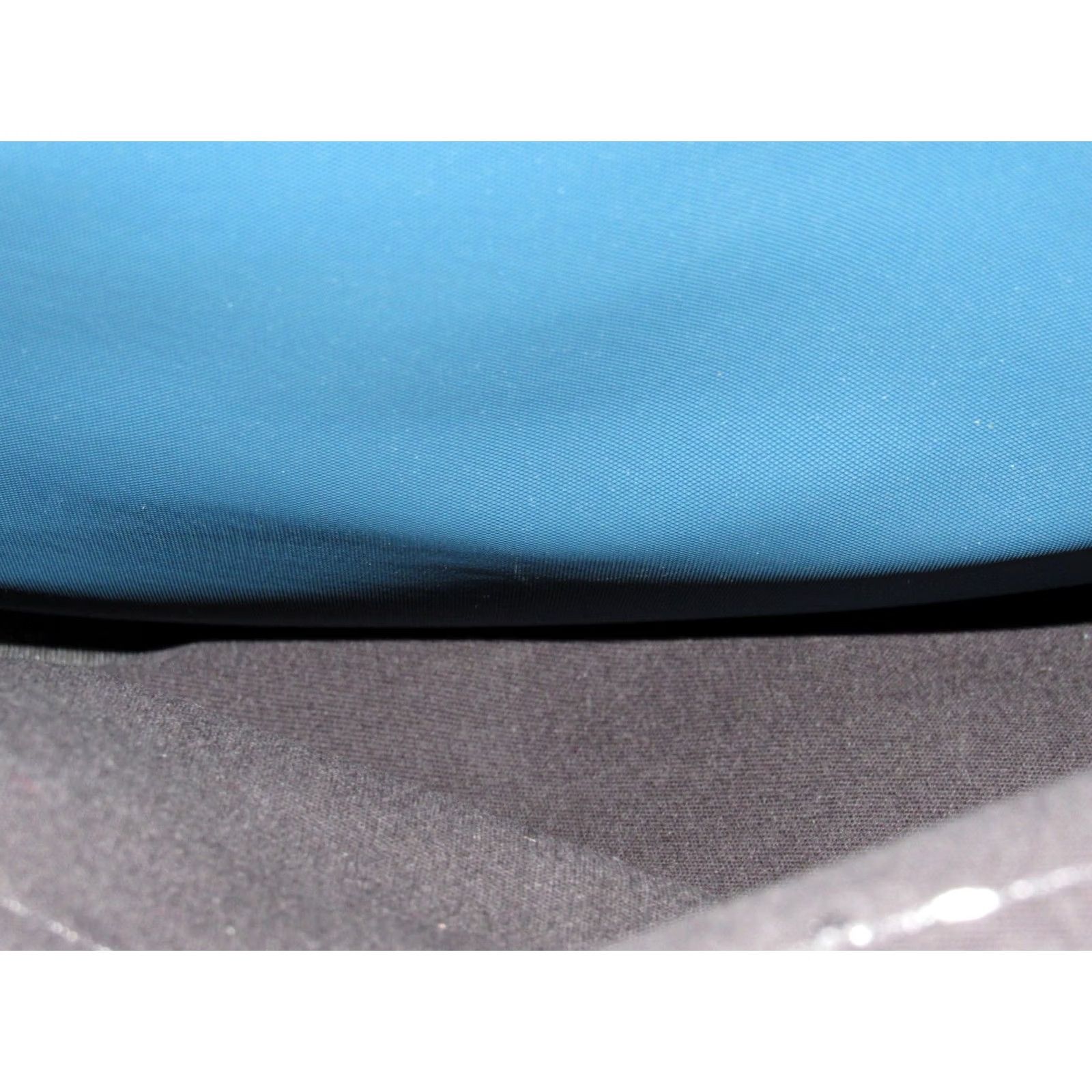 Vintage Jon Hart Backpack in Teal Blue Coated Canvas Leather Trim Size M / US 6-8 / IT 42-44 - 7 Thumbnail