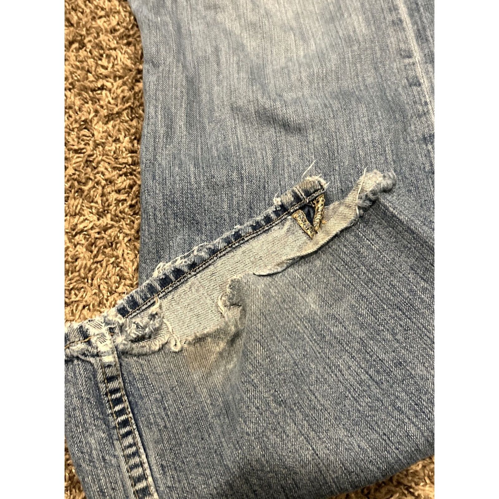 Vintage BKE Marshall Jeans Men Regular Bootcut Denim 32R Cotton Blue mid Cowboy Pockets Inseam 31” Size 32 31in Buckle Bke Mexico Size US 32 / EU 48 - 2 Thumbnail