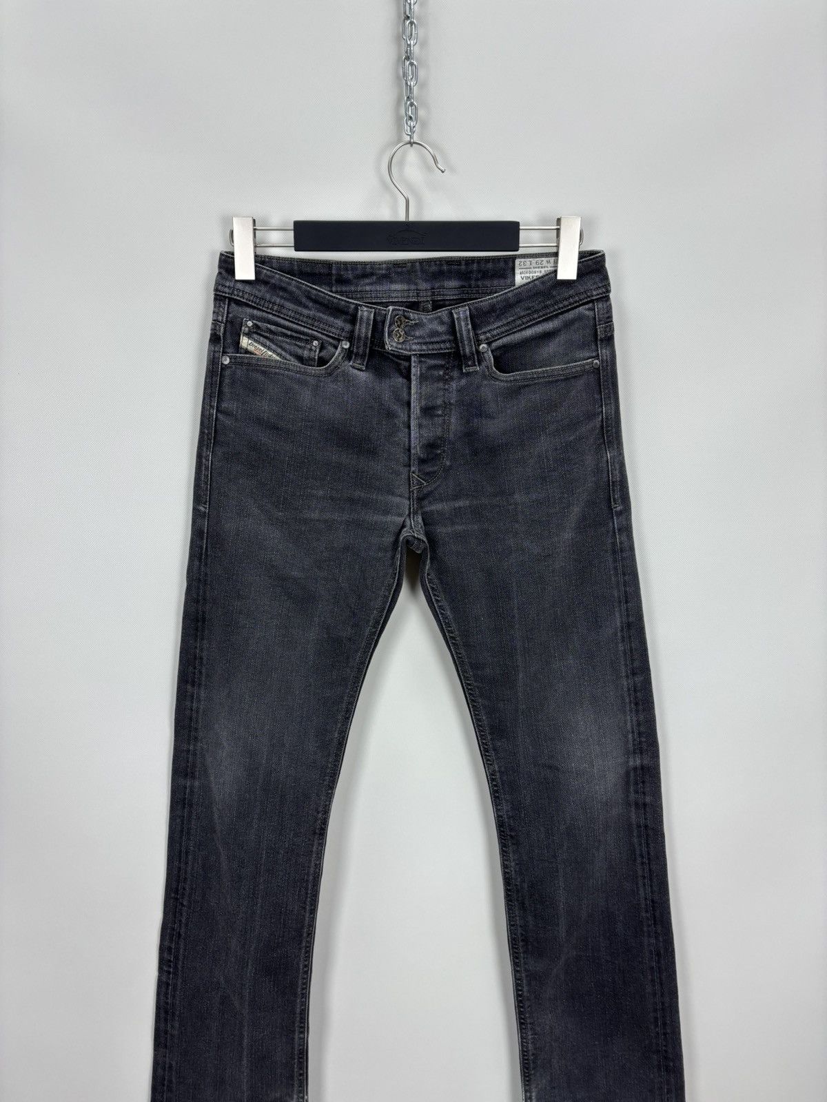 Diesel Mens jeans Diesel Size 29 Color Black Size US 29 - 2 Thumbnail
