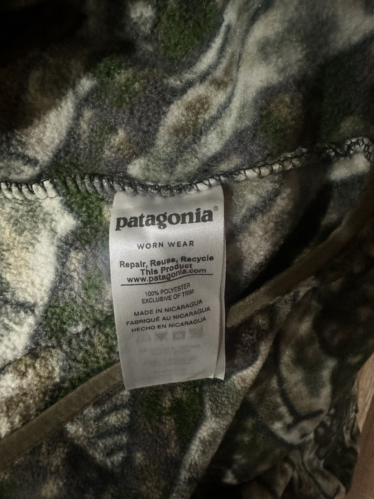 Patagonia Patagonia Synchilla - Trout / Fish Camo Snap Fleece Size XL Size US XL / EU 56 / 4 - 5 Thumbnail