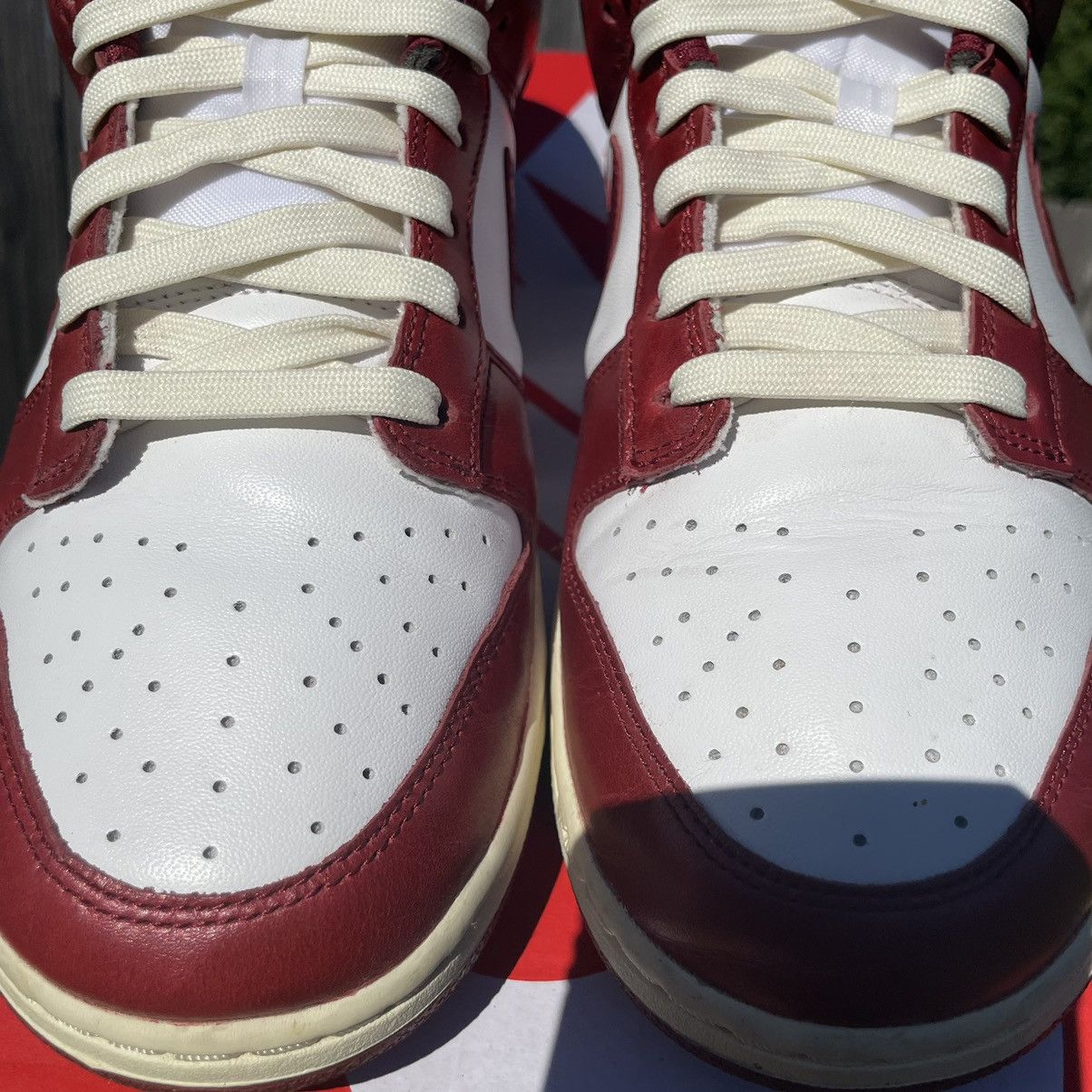 Nike Nike Dunk low Vintage Team Red size 9 men / 10.5 w Size US 9 / EU 42 - 3 Thumbnail