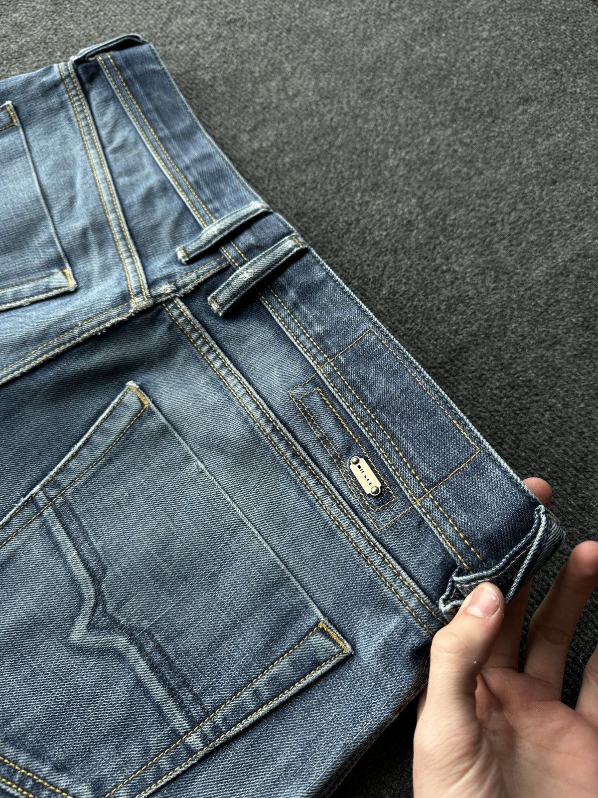 Diesel 🚨 RARE DIESEL MEN DENIM JEANS AVANT GARDE IFSIXWASNINE Y2K Size US 36 / EU 52 - 10 Thumbnail