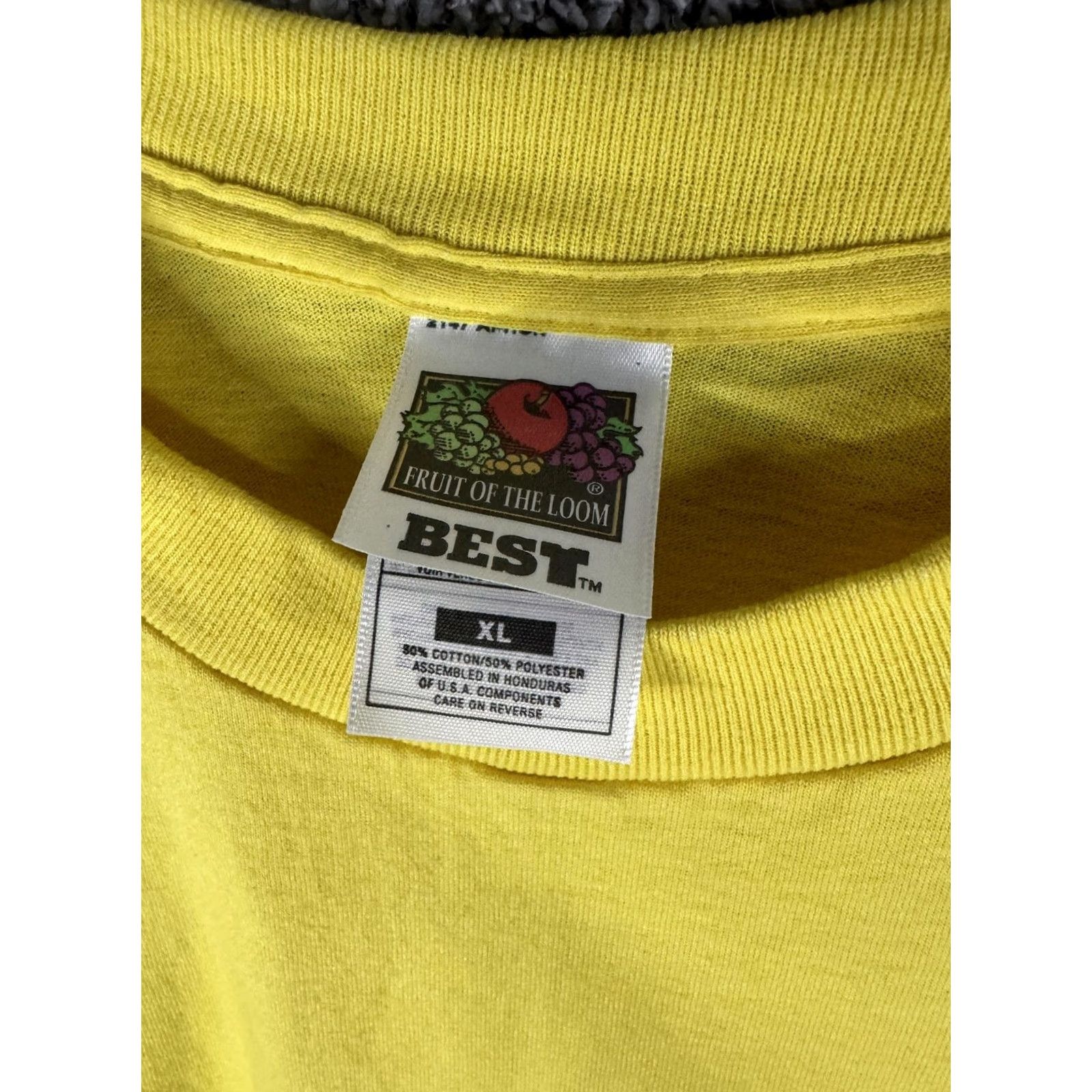 Fruit Of The Loom VINTAGE Rio Las Vegas Shirt Mens XL Yellow Casino Promo Fruit Of The Loom 90s Size US XL / EU 56 / 4 - 7 Thumbnail