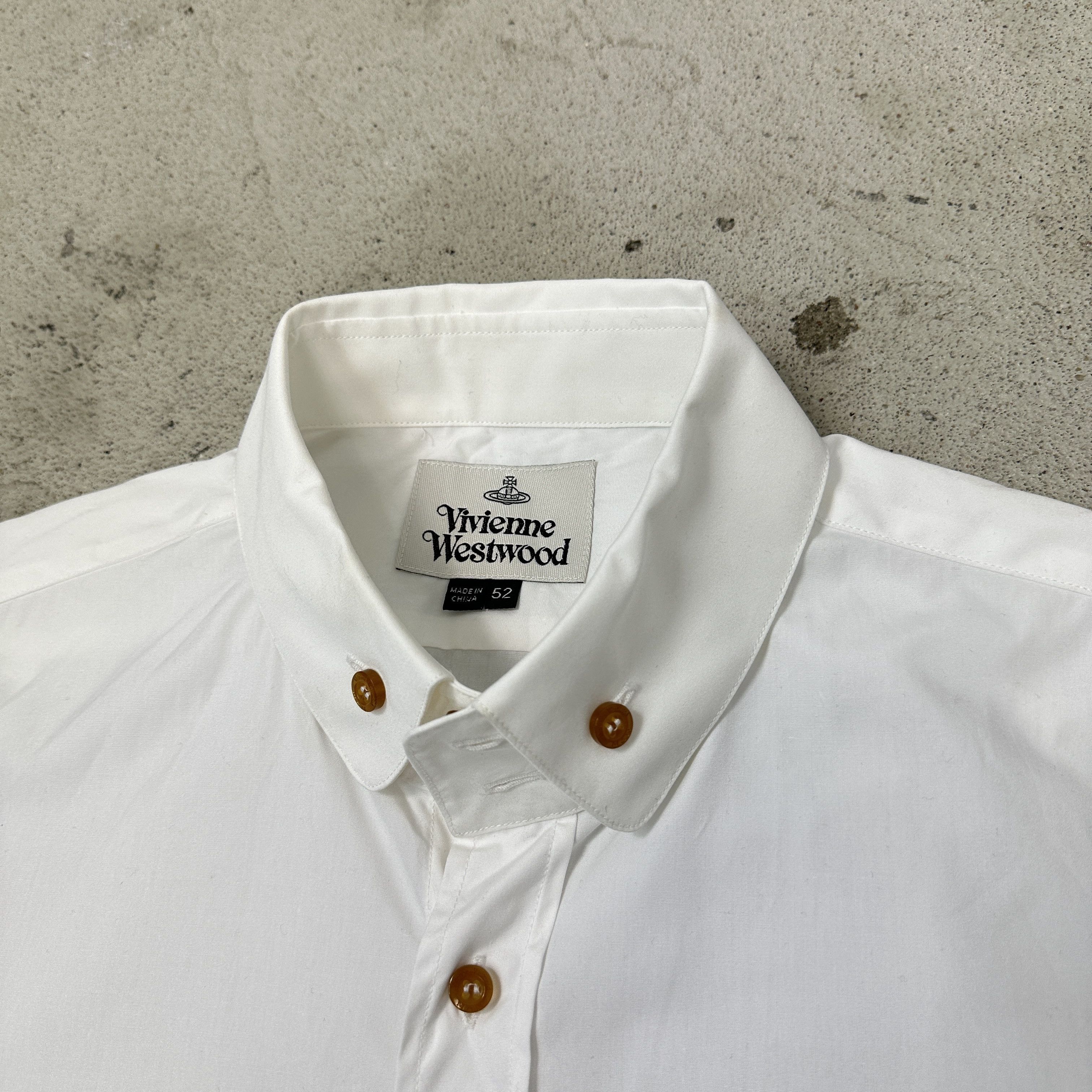 Vivienne Westwood Vintage Classy Vivienne Westwood Embroidered Orb Shirt Y2K Size US XL / EU 56 / 4 - 3 Thumbnail