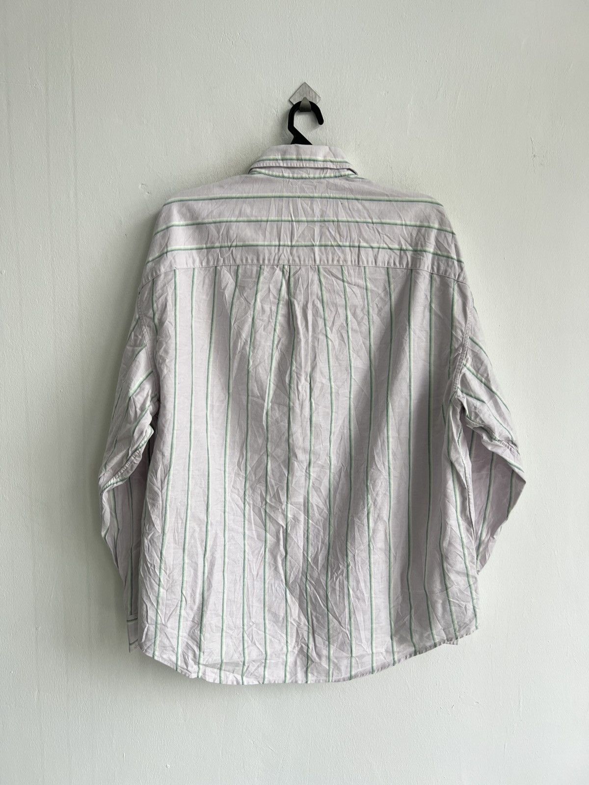 Gap × John Elliott RARE GAP Brannan Bear Big Baggy Shirt Oxford Striped Shirt Size US L / EU 52-54 / 3 - 6 Thumbnail