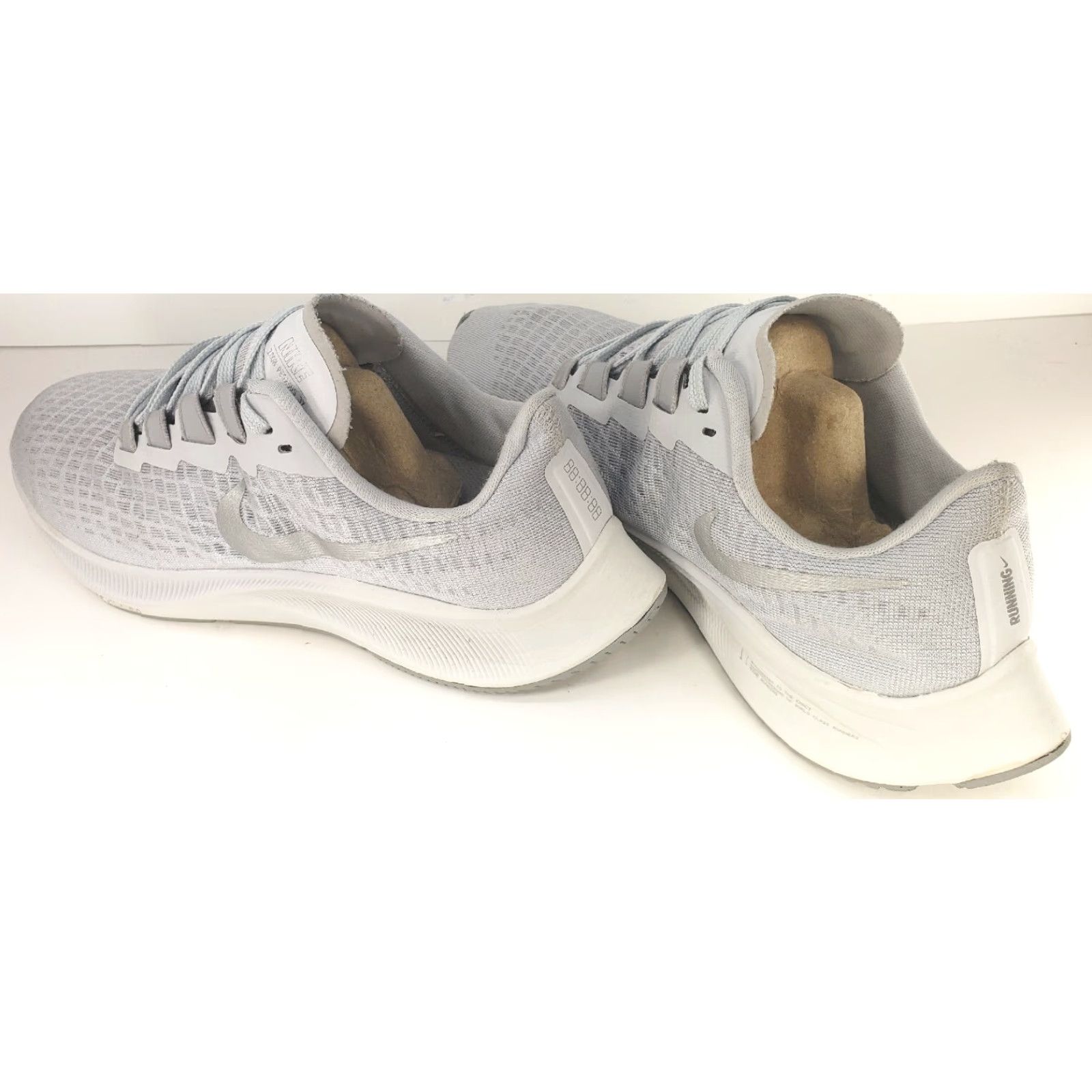 Nike NIKE AIR ZOOM PEGASUS 37 Women's 10B White Gray Platinum BQ9647-009 Sneakers Athletic Shoes Women Size US 10 / IT 40 - 5 Thumbnail