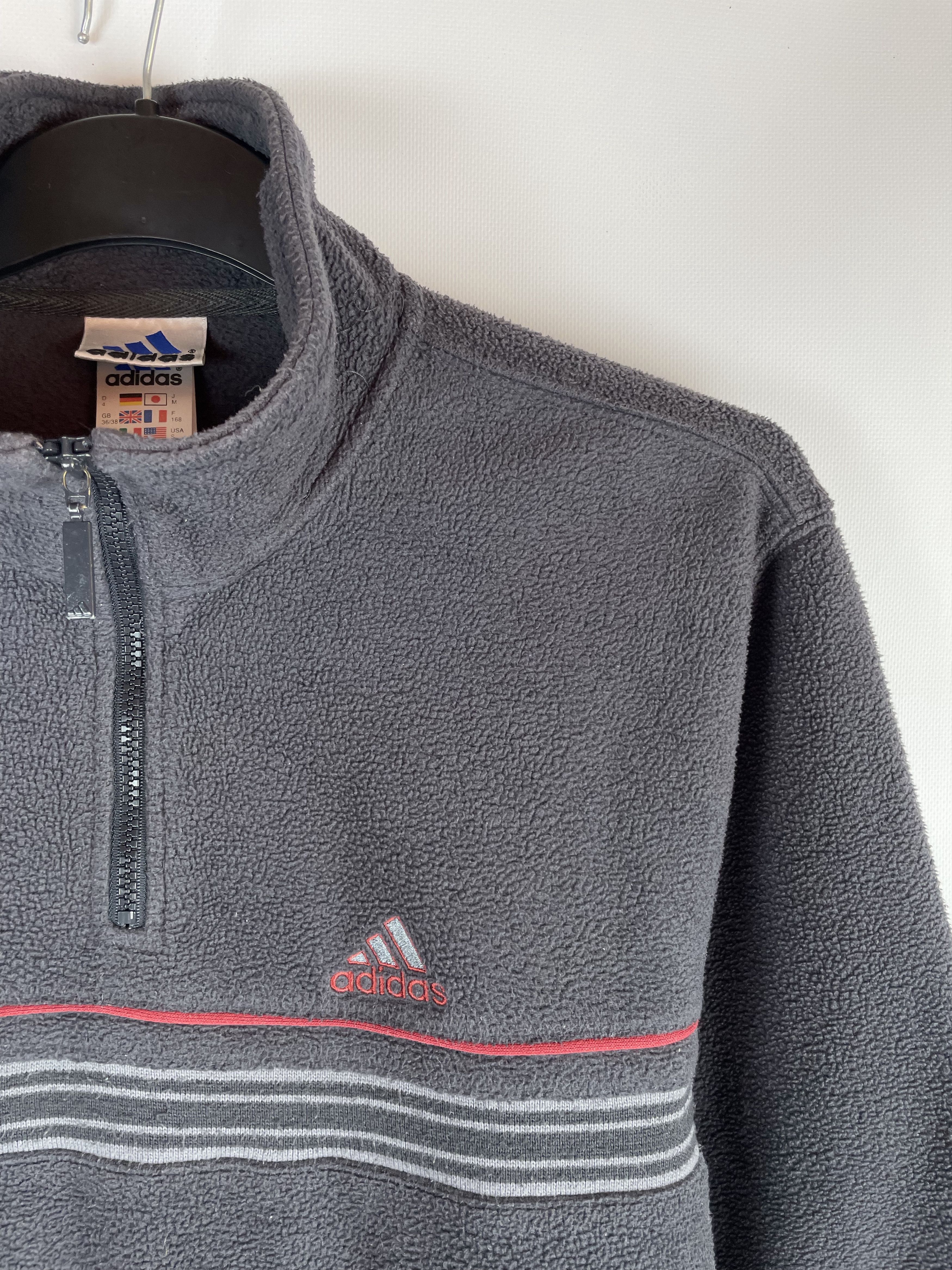 Adidas Vintage 90s Adidas Fleece Sweatshirt Size US S / EU 44-46 / 1 - 4 Thumbnail